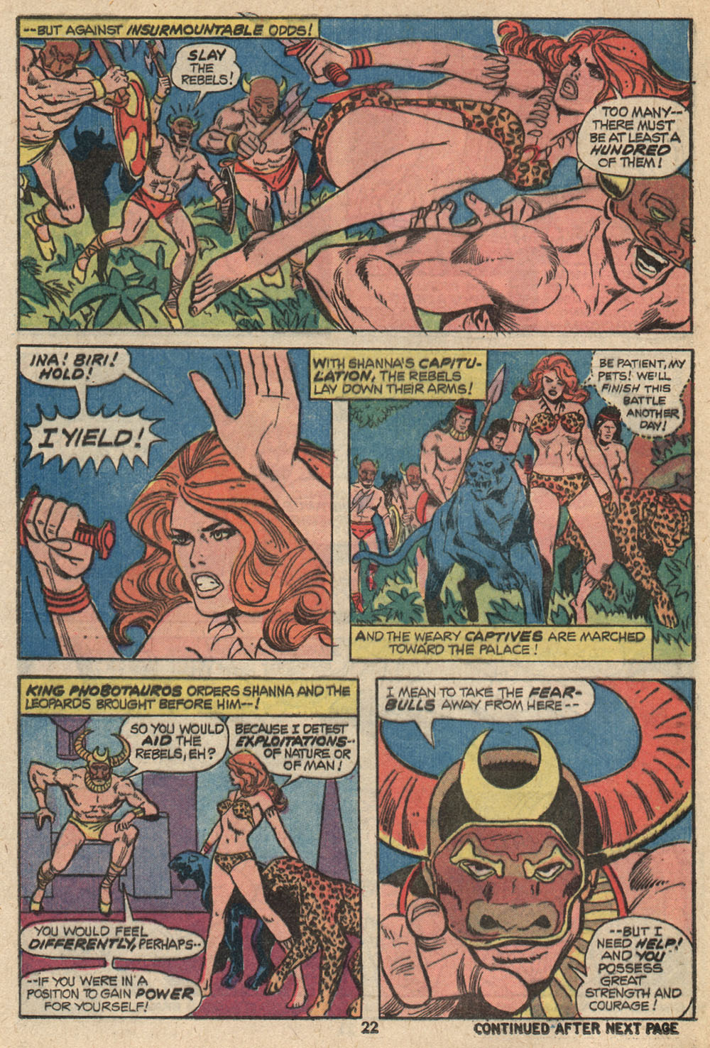 Read online Shanna, the She-Devil (1972) comic -  Issue #3 - 17