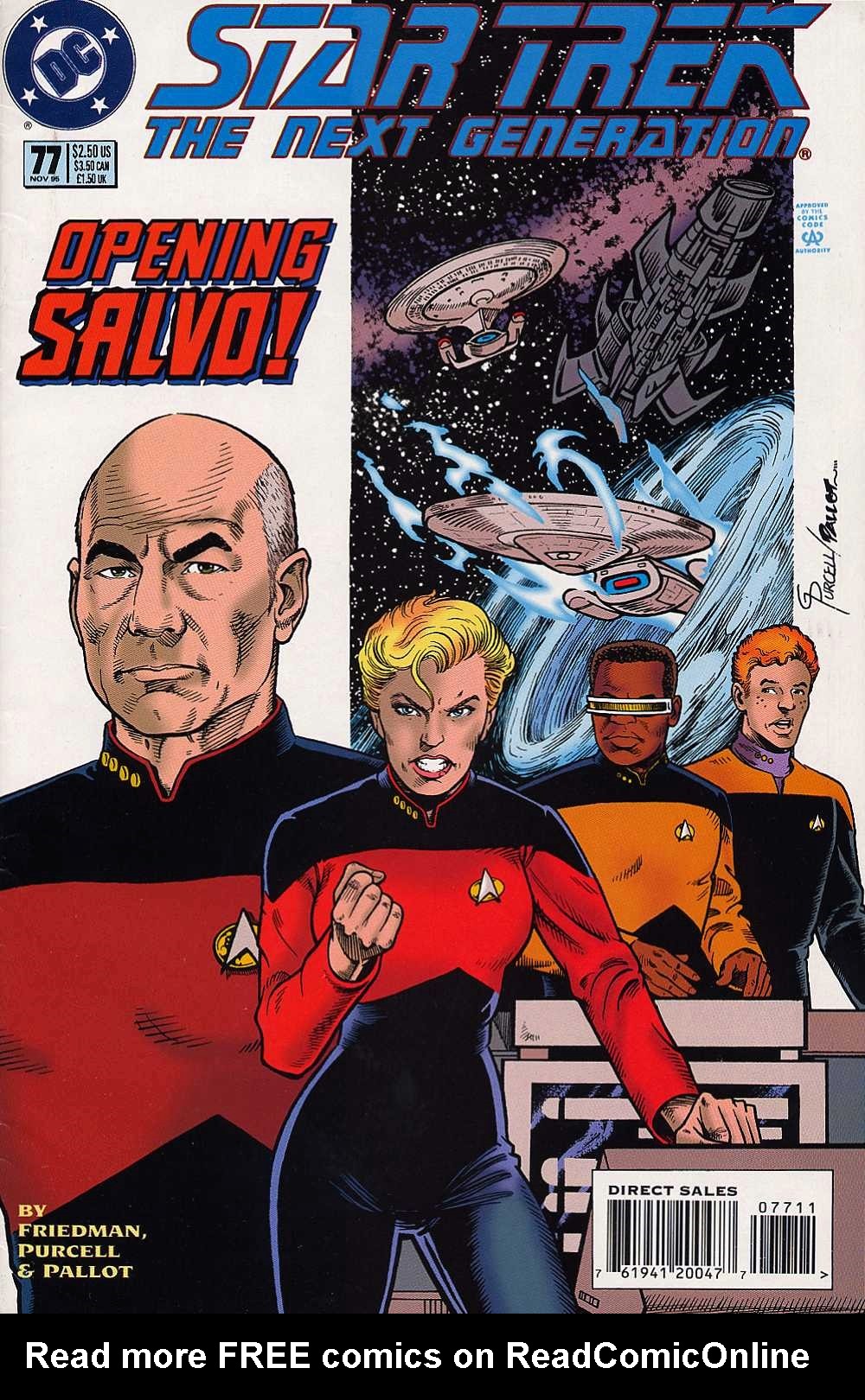 Read online Star Trek: The Next Generation (1989) comic -  Issue #77 - 1