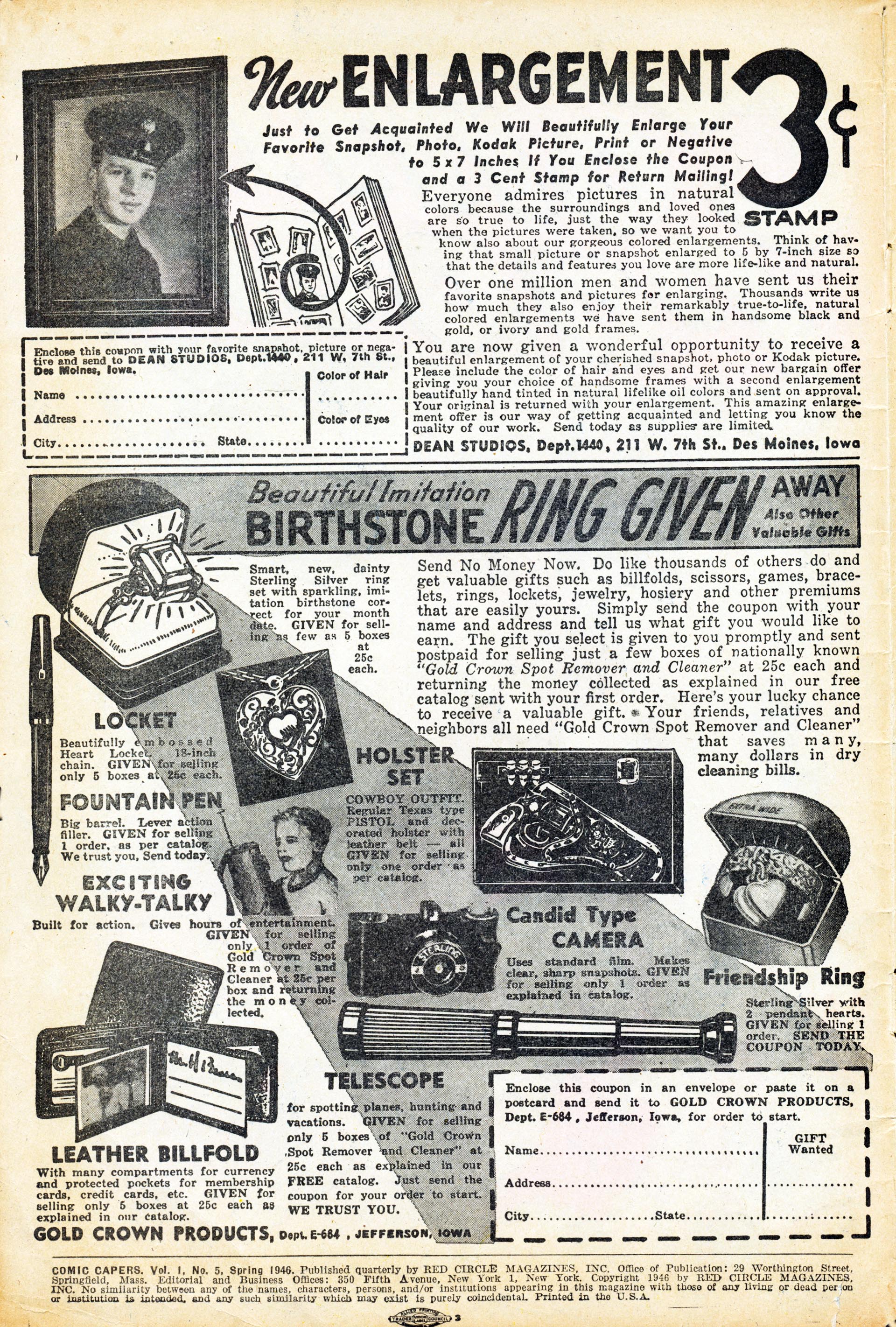 Read online Comic Capers comic -  Issue #5 - 2