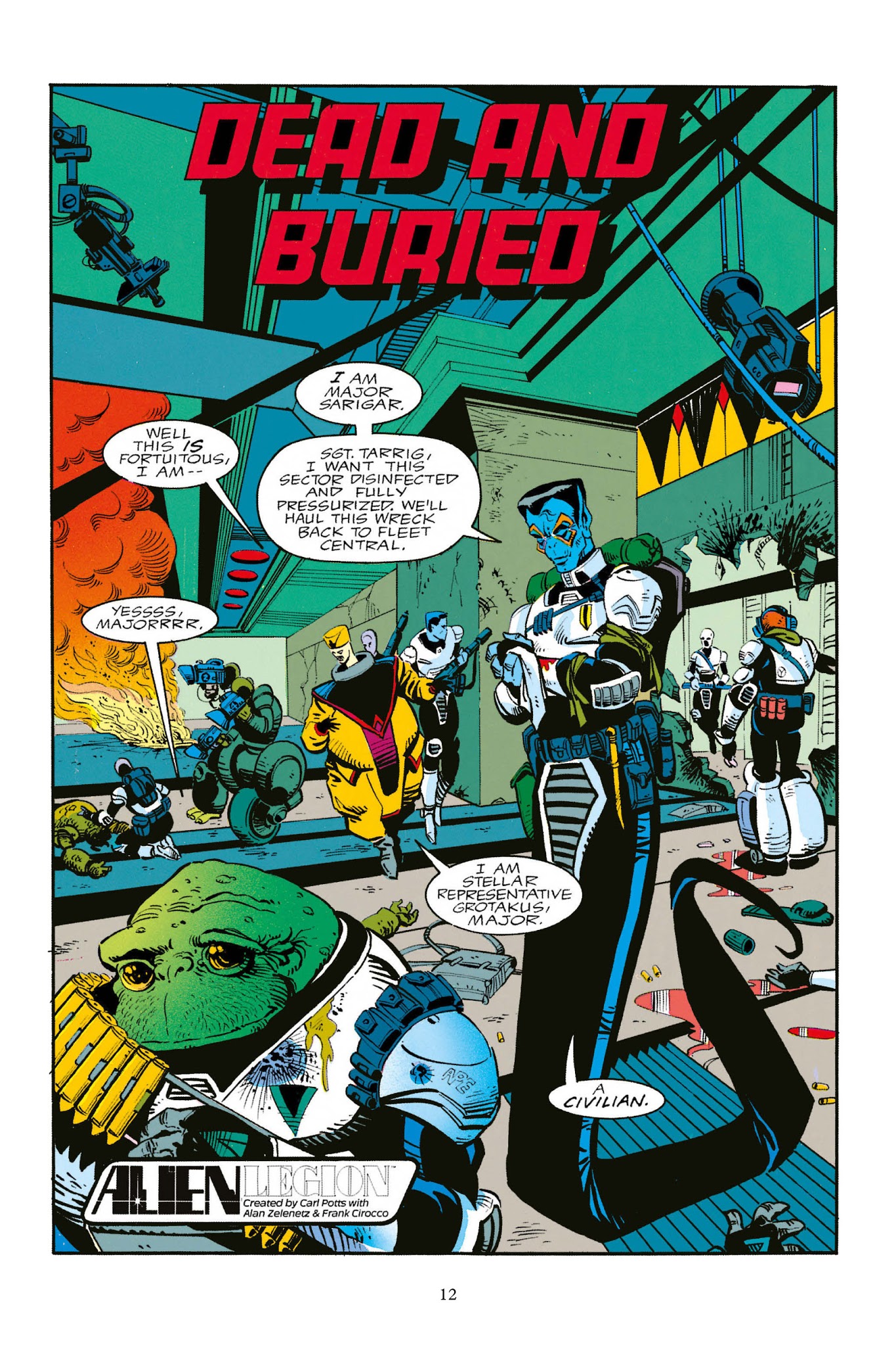 Read online Alien Legion: Dead and Buried comic -  Issue # TPB - 11