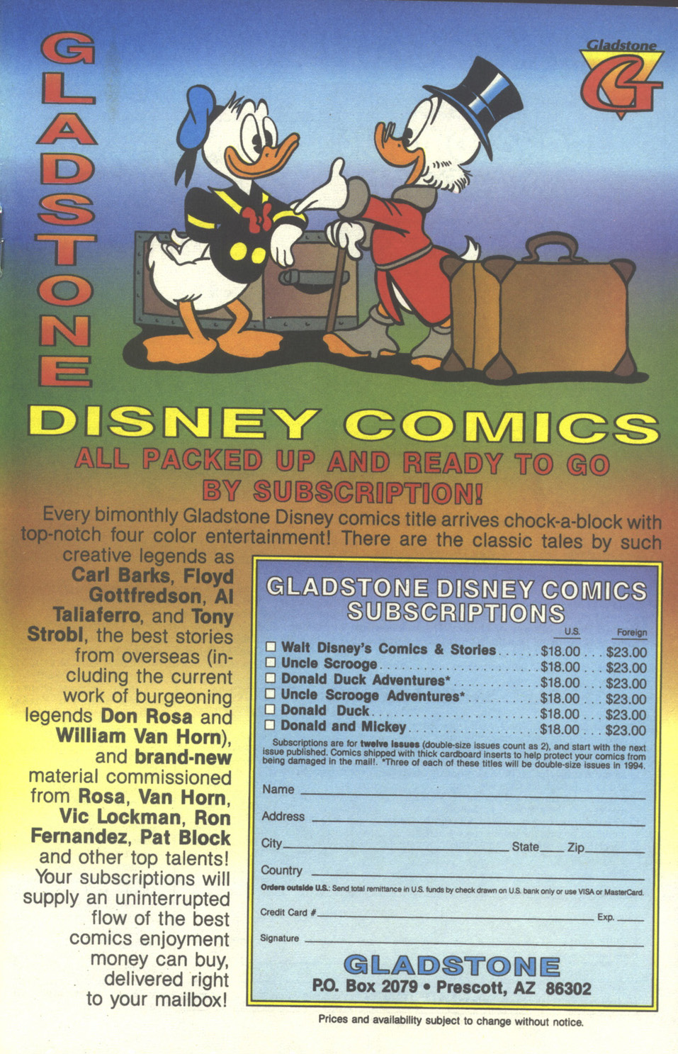 Read online Walt Disney's Donald Duck Adventures (1987) comic -  Issue #28 - 35