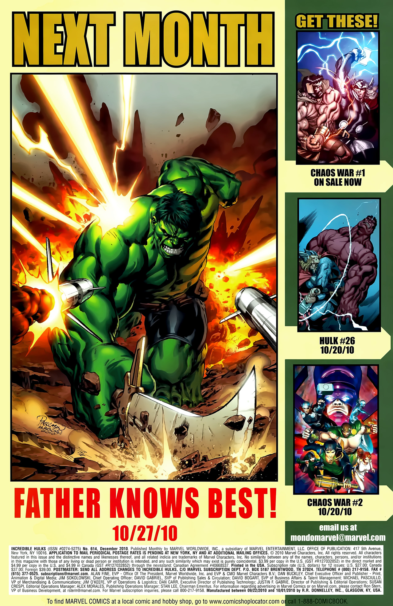Read online Incredible Hulks (2010) comic -  Issue #614 - 30