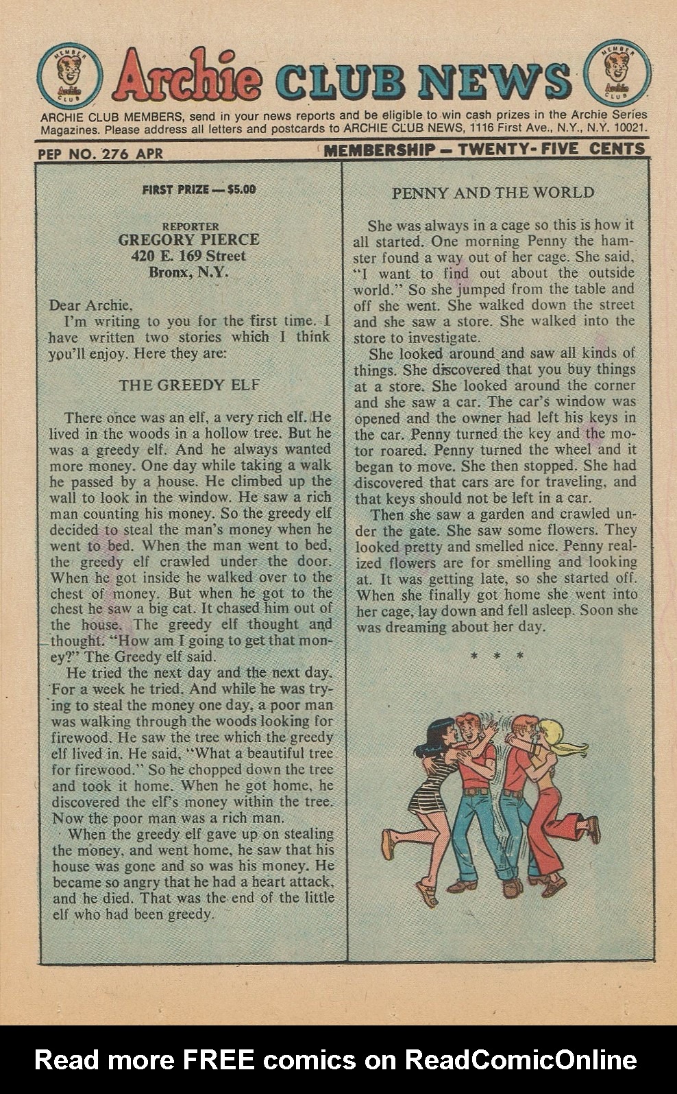 Read online Pep Comics comic -  Issue #276 - 25