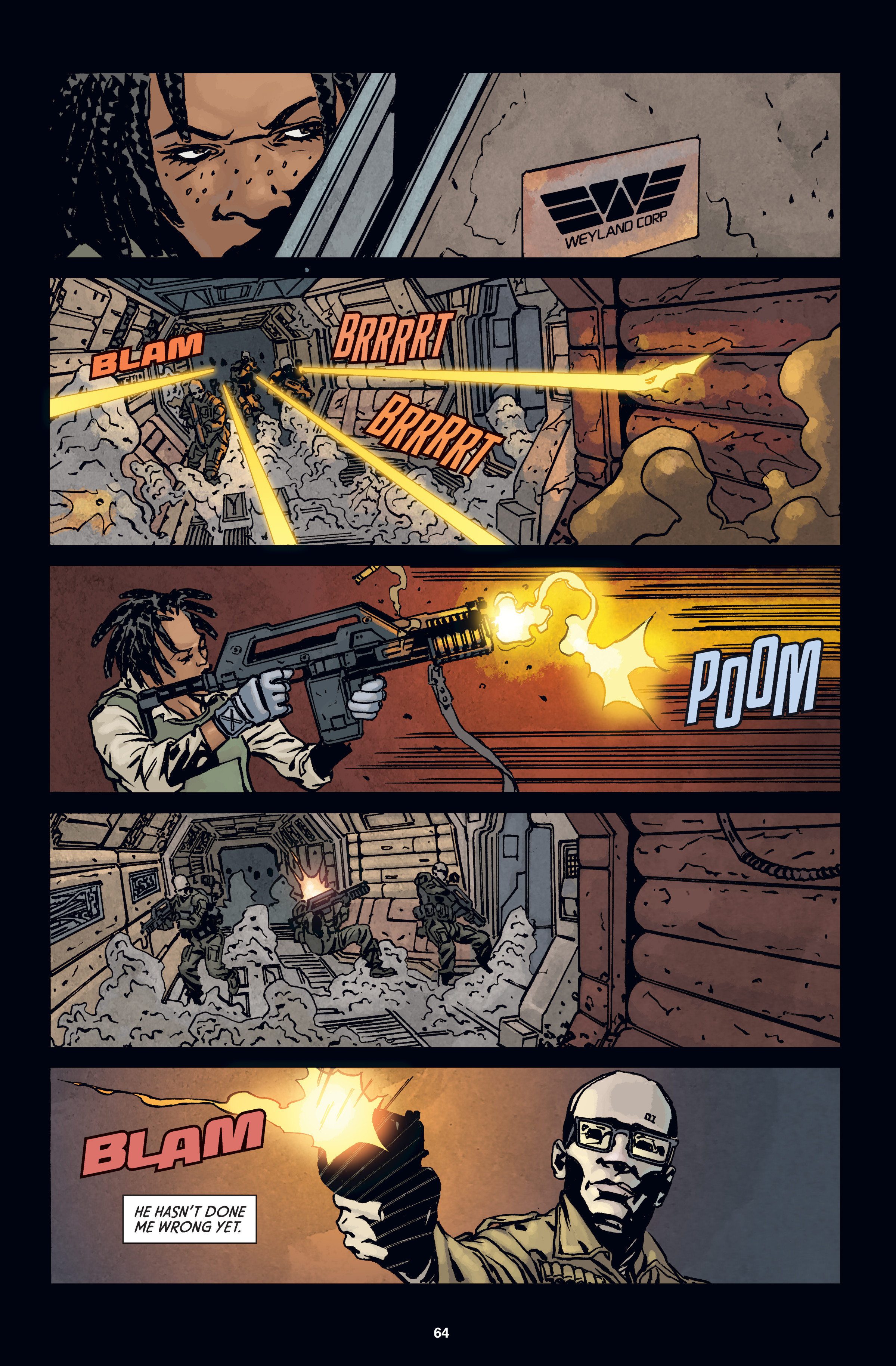 Read online Aliens: Defiance Library Edition comic -  Issue # TPB (Part 1) - 64