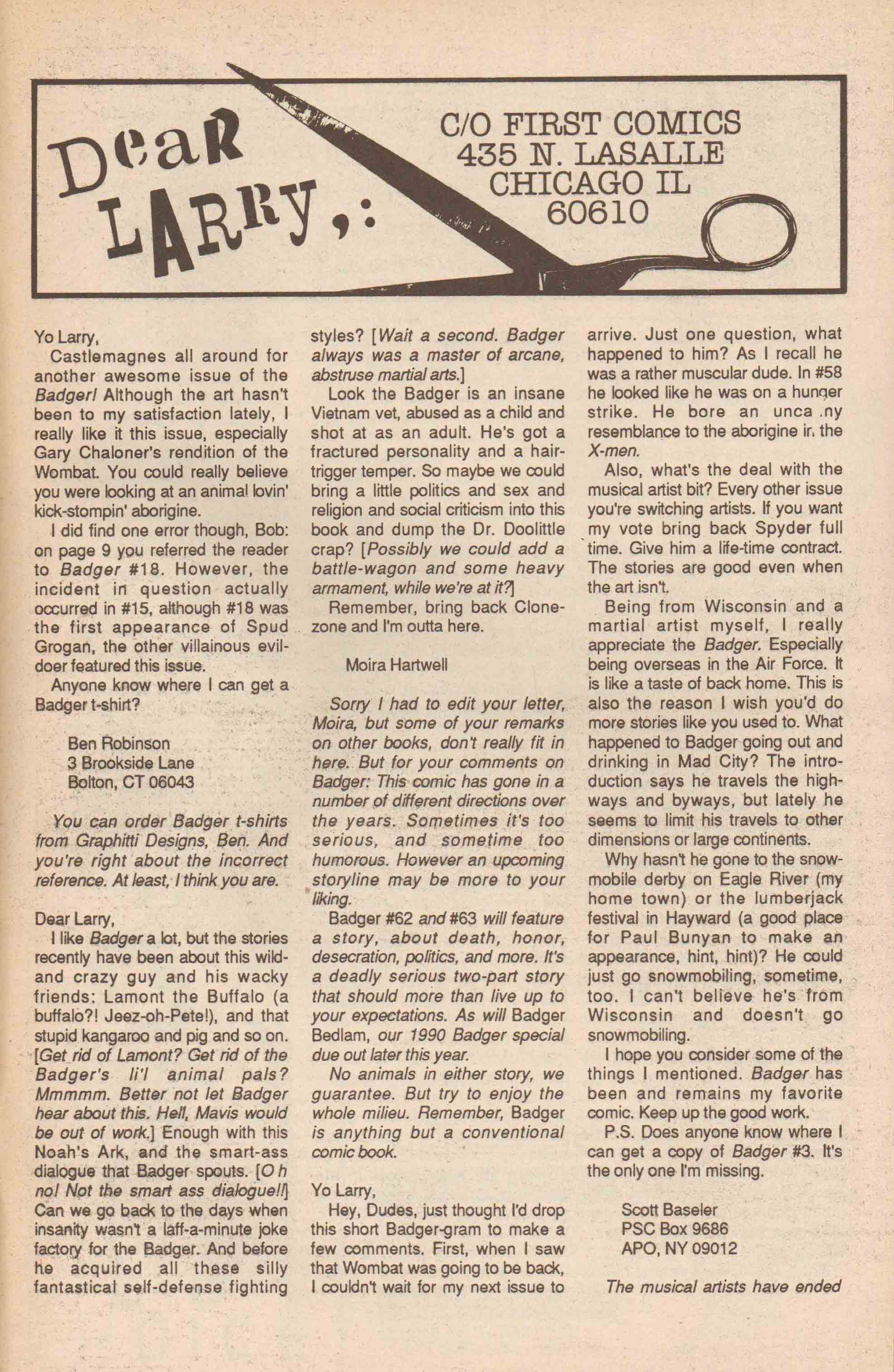 Read online The Badger comic -  Issue #60 - 32