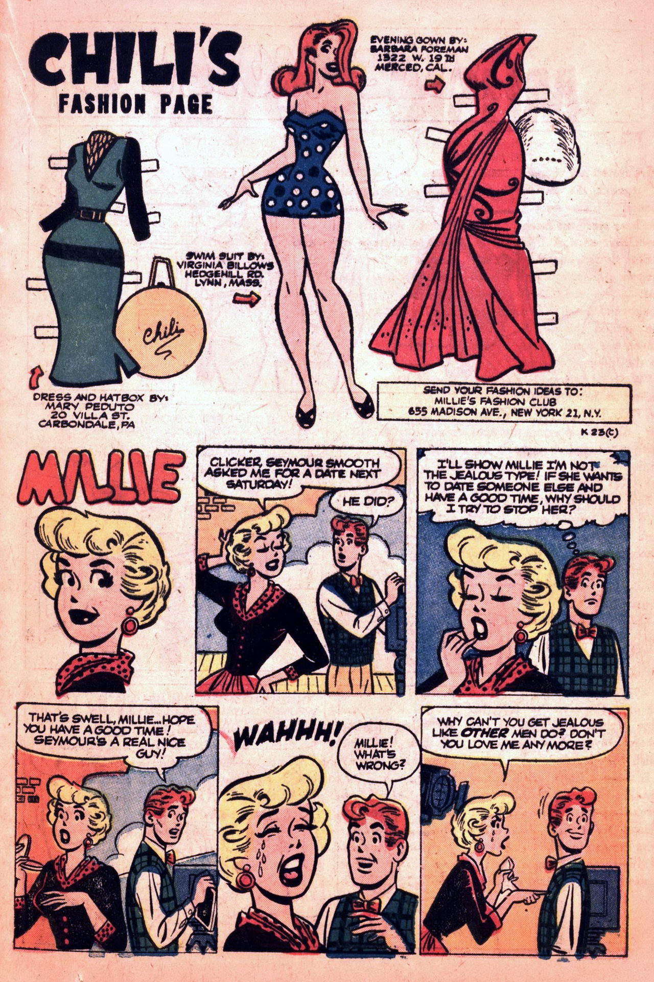 Read online Millie the Model comic -  Issue #70 - 17
