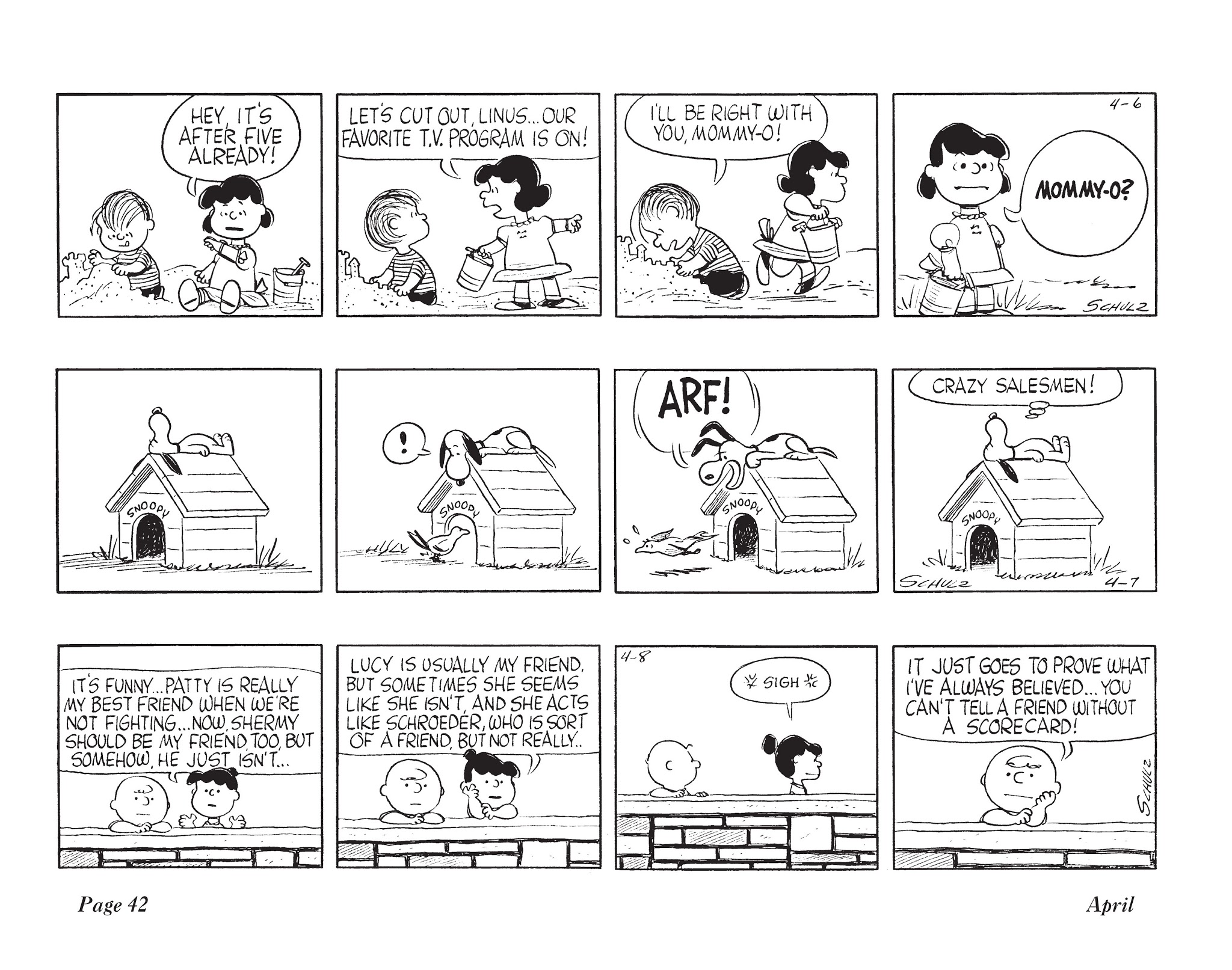 Read online The Complete Peanuts comic -  Issue # TPB 5 - 58