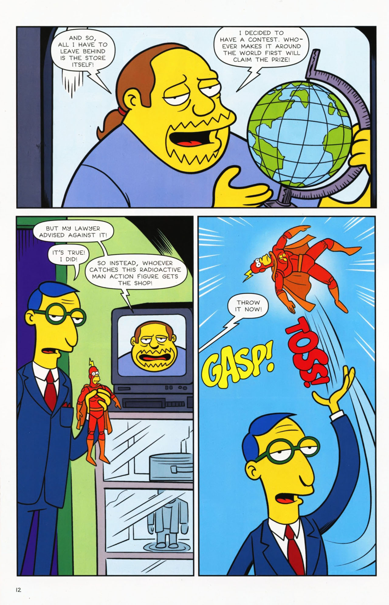 Read online Bongo Comics presents Comic Book Guy: The Comic Book comic -  Issue #2 - 14