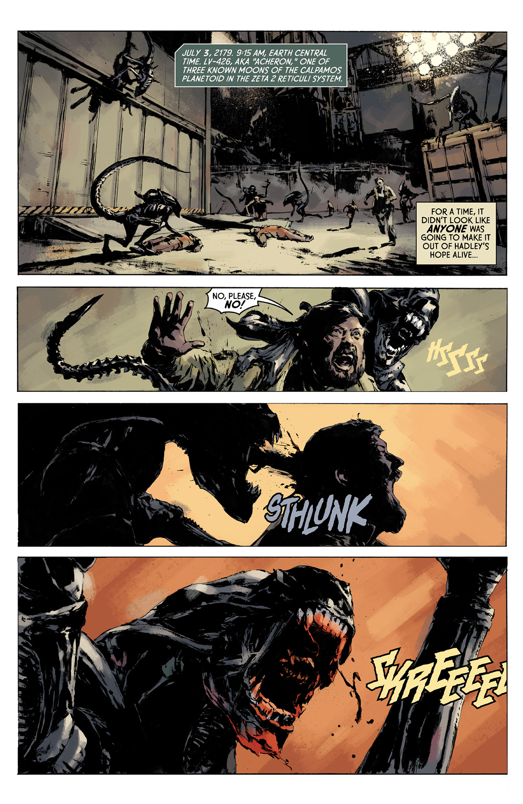 Read online Aliens: Fire and Stone comic -  Issue #1 - 3