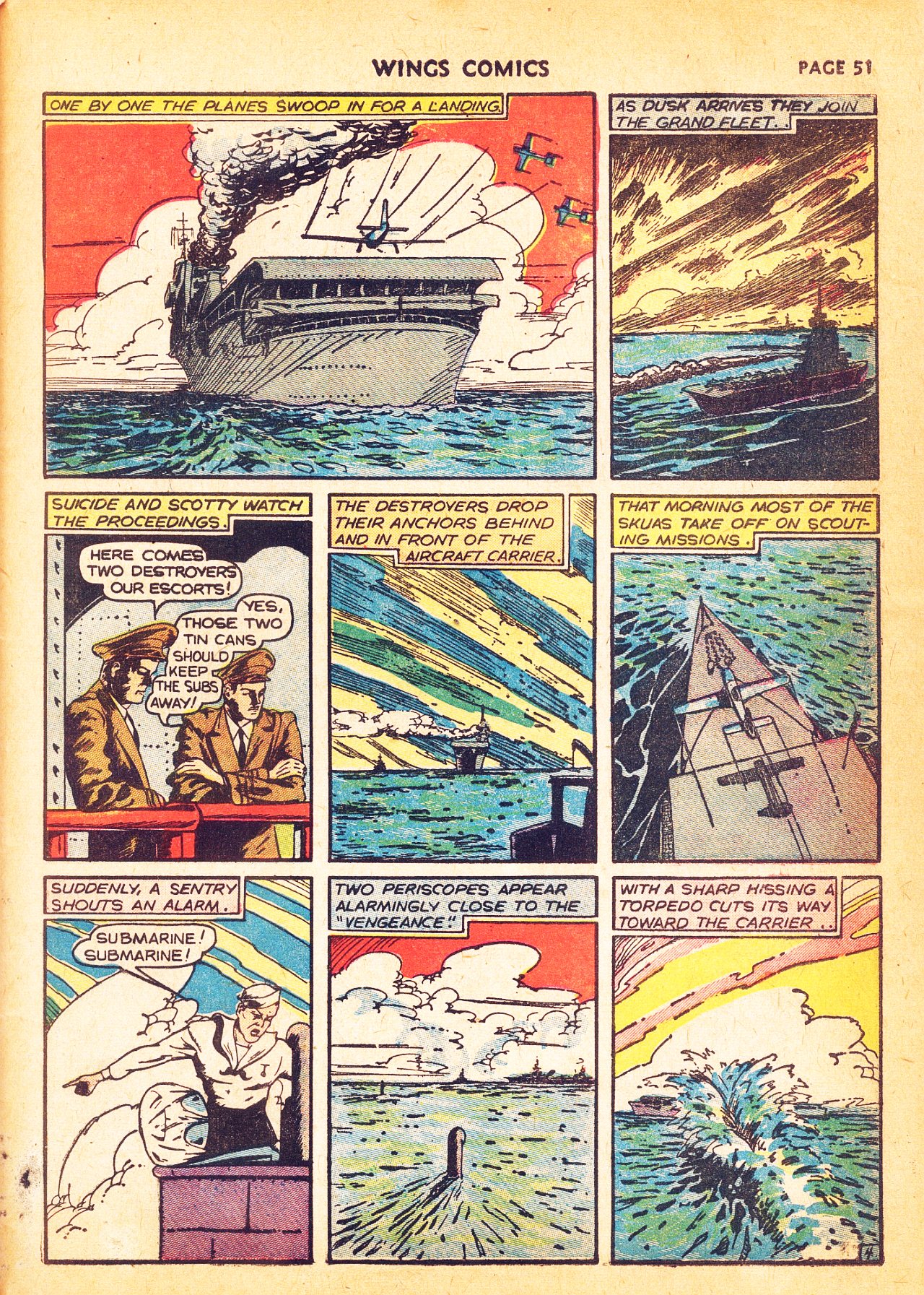 Read online Wings Comics comic -  Issue #4 - 53