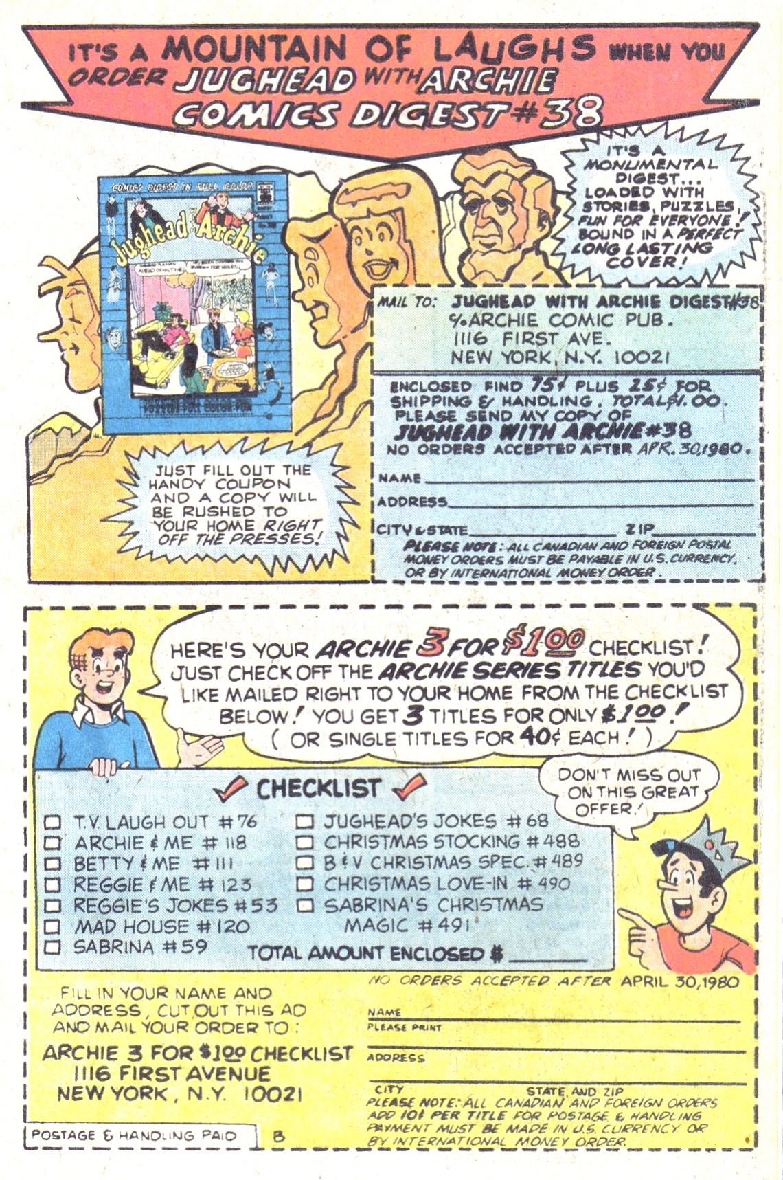 Read online Jughead (1965) comic -  Issue #299 - 27