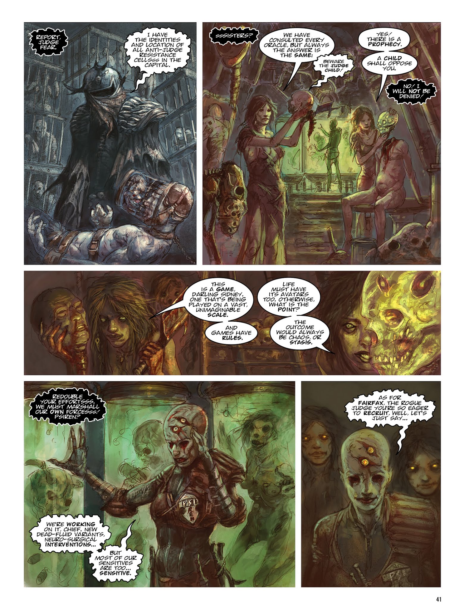 Read online The Dark Judges: The Fall of Deadworld comic -  Issue # TPB - 42