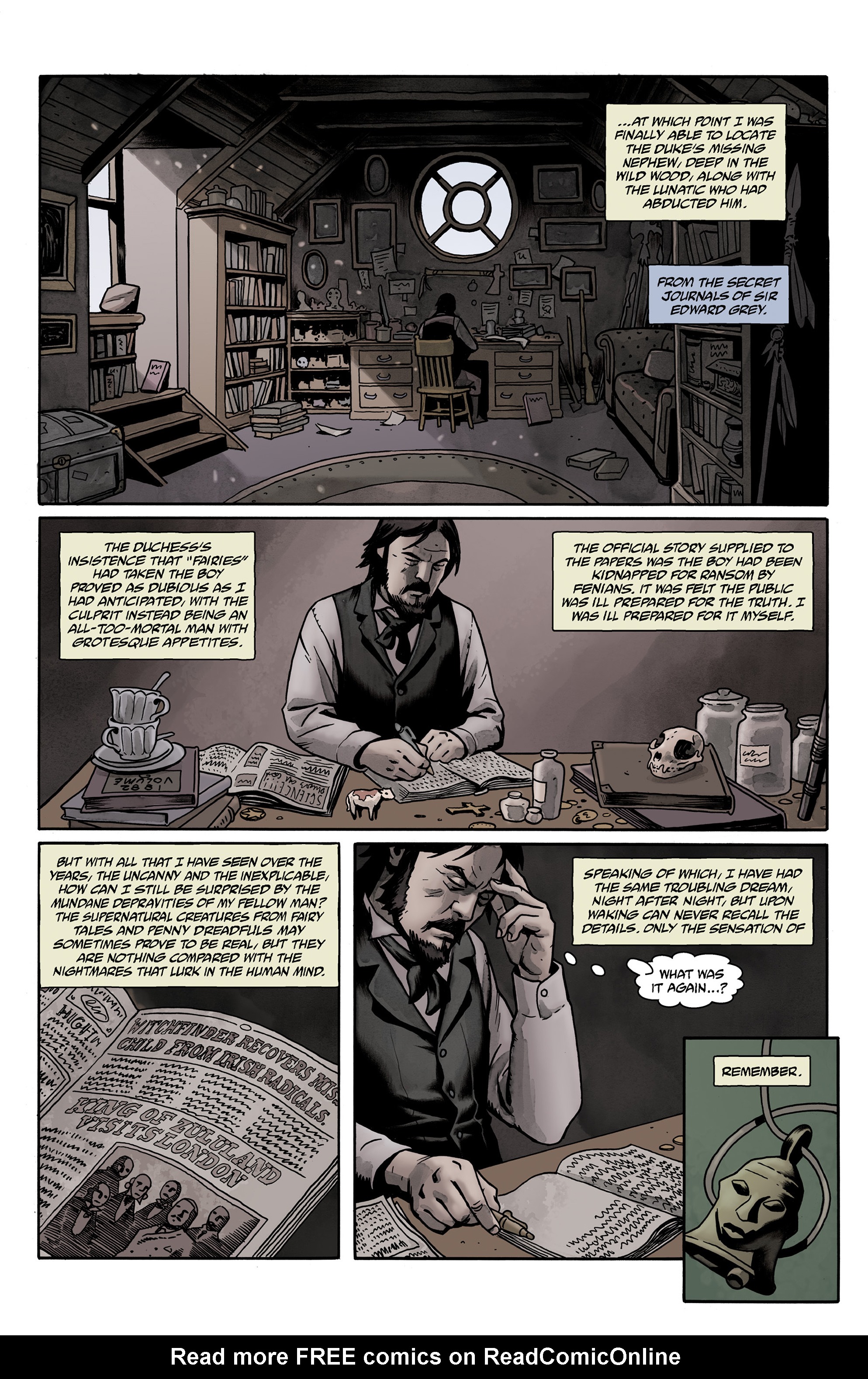 Read online Witchfinder: City of the Dead comic -  Issue #1 - 6