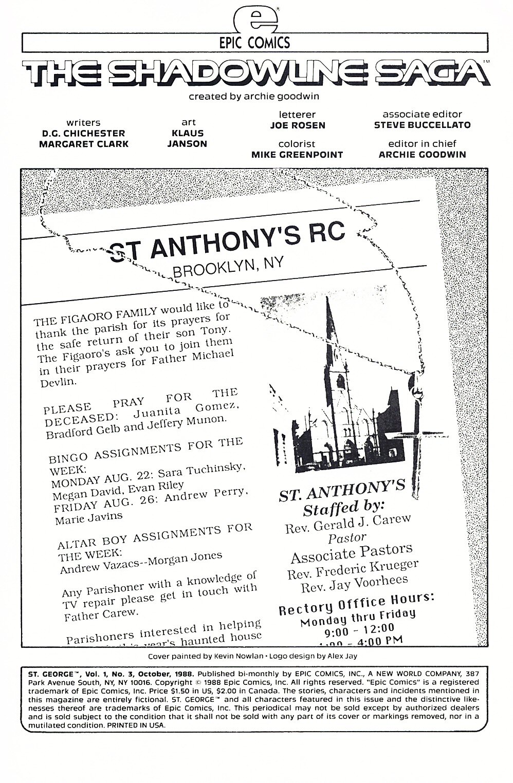 Read online St. George comic -  Issue #3 - 2