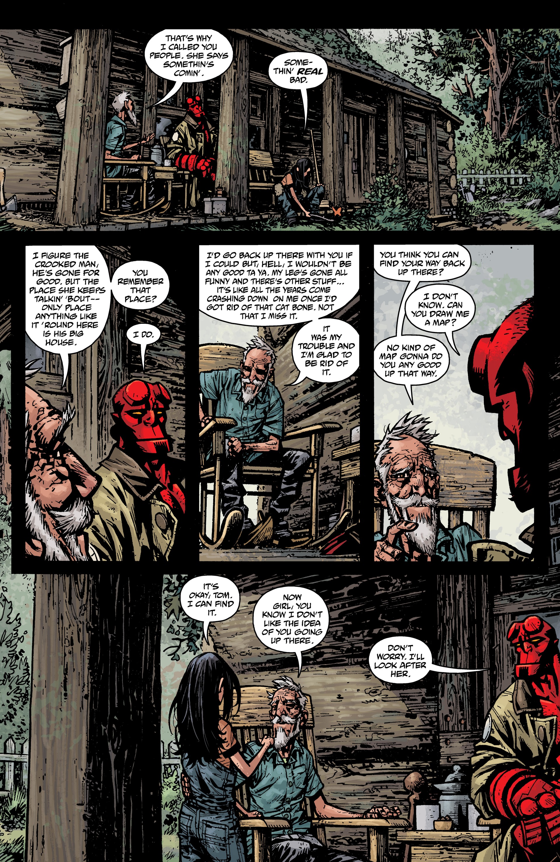 Read online Hellboy and the B.P.R.D.: The Return of Effie Kolb and Others comic -  Issue # TPB (Part 1) - 16