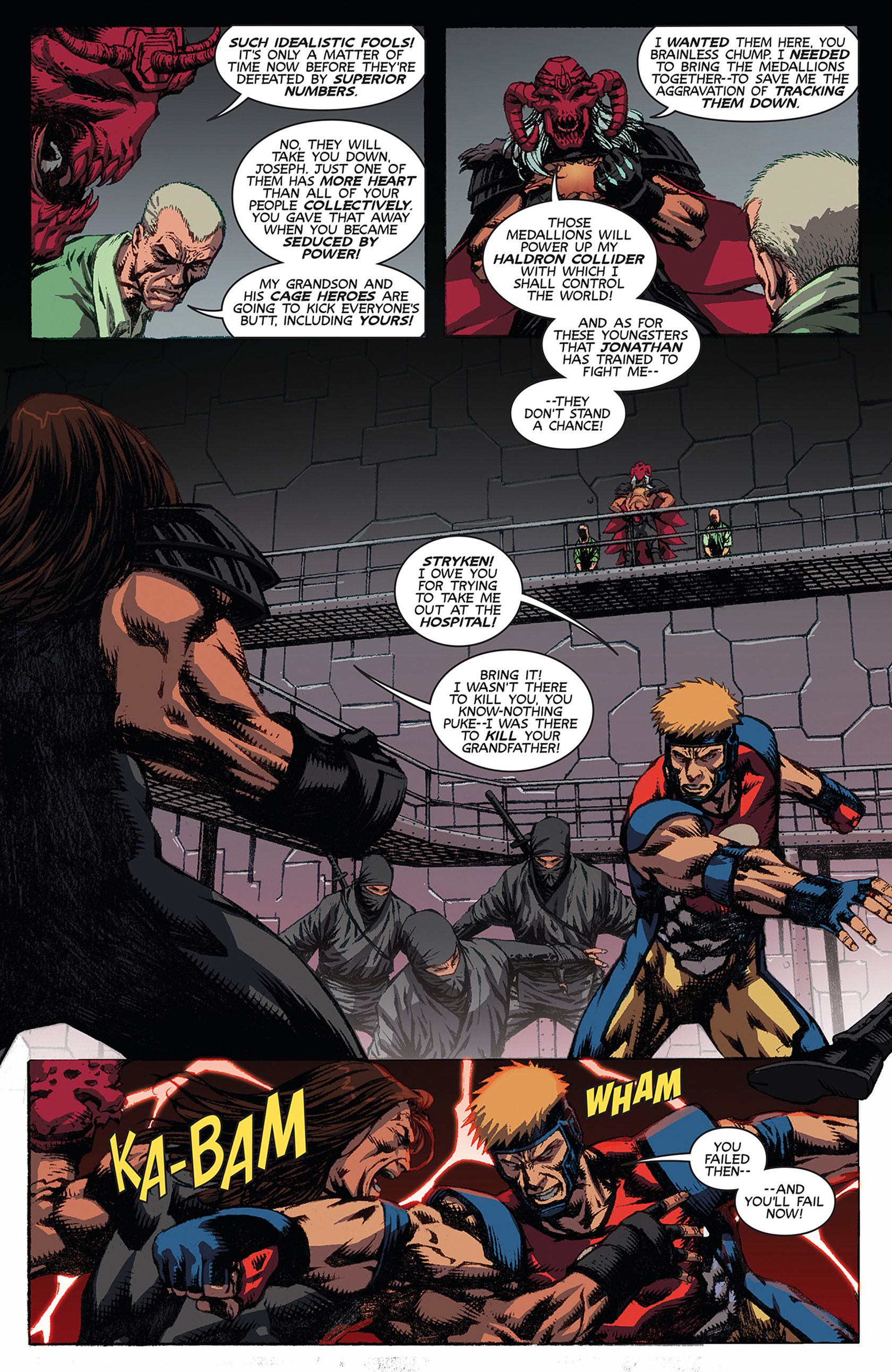 Read online Cage Hero comic -  Issue #4 - 10