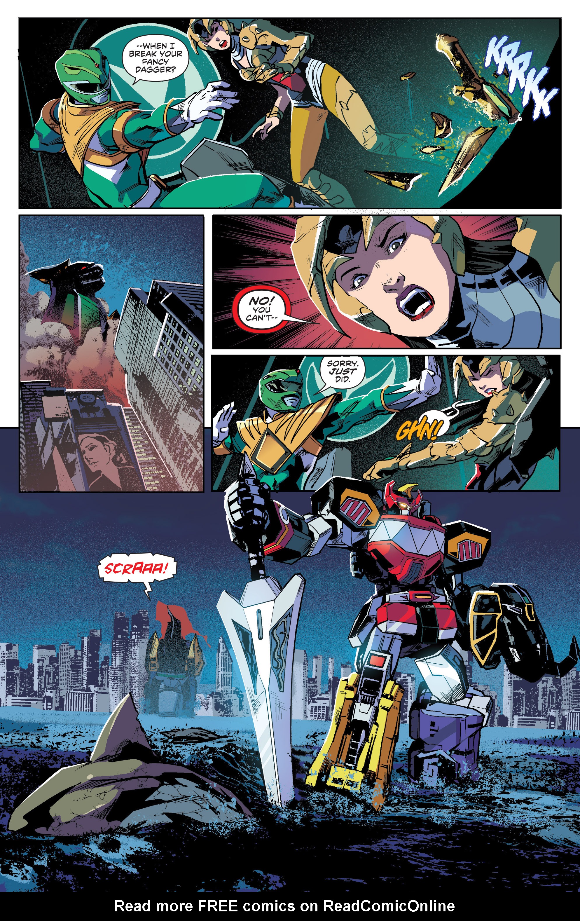 Read online Mighty Morphin Power Rangers comic -  Issue #4 - 17