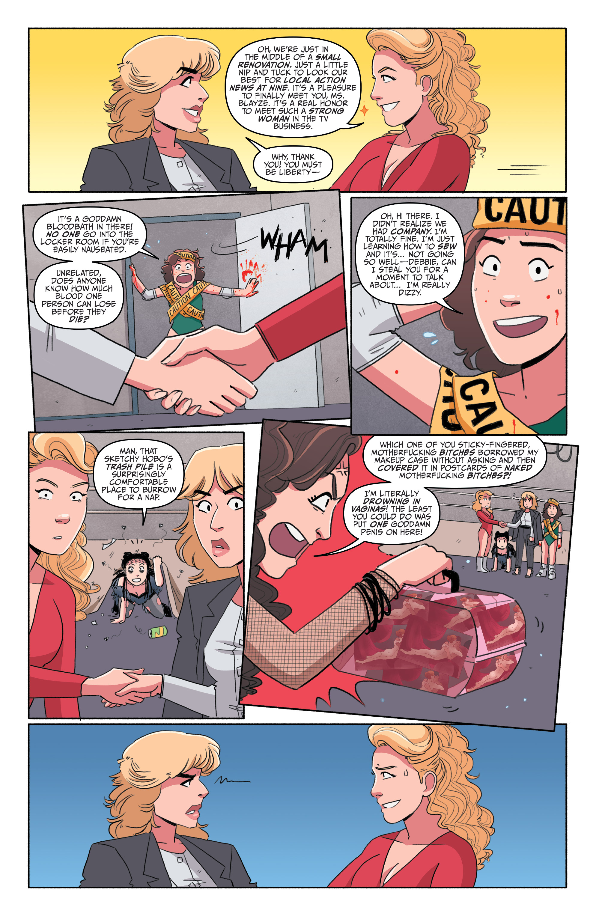 Read online GLOW vs the Babyface comic -  Issue #2 - 13