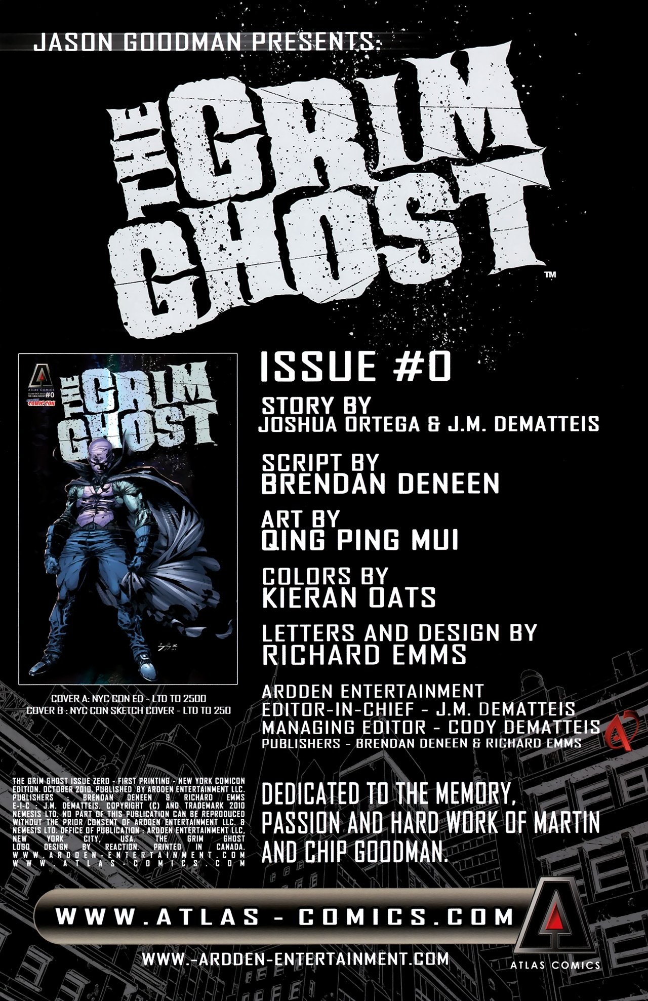 Read online The Grim Ghost comic -  Issue #0 - 3
