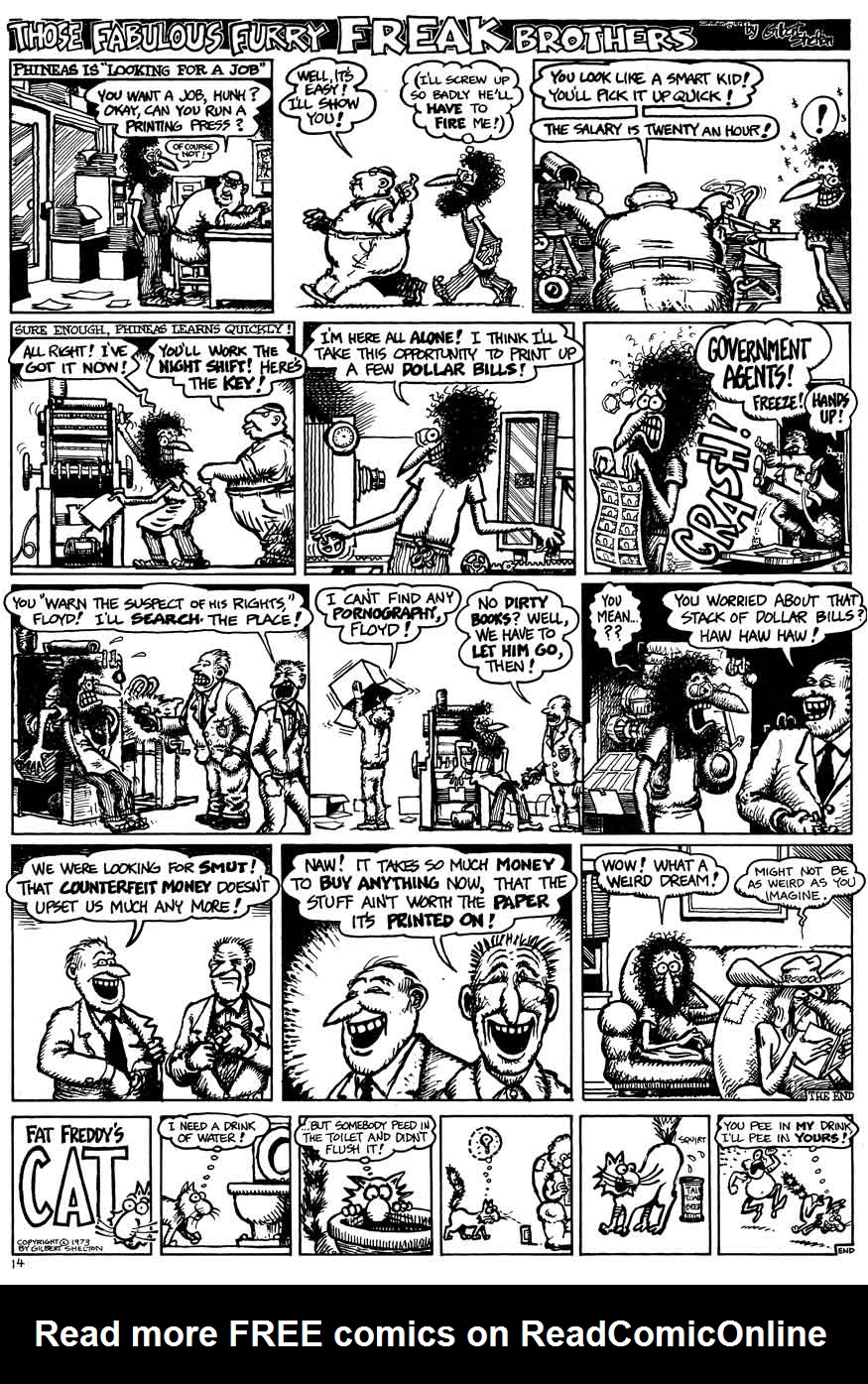 Read online The Fabulous Furry Freak Brothers comic -  Issue #3 - 16