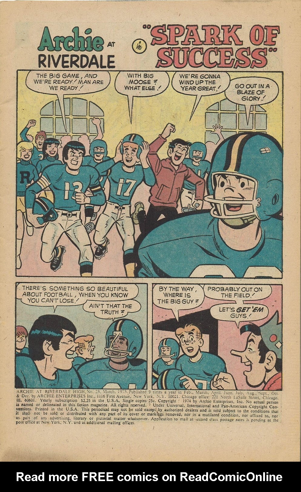 Read online Archie at Riverdale High (1972) comic -  Issue #23 - 3