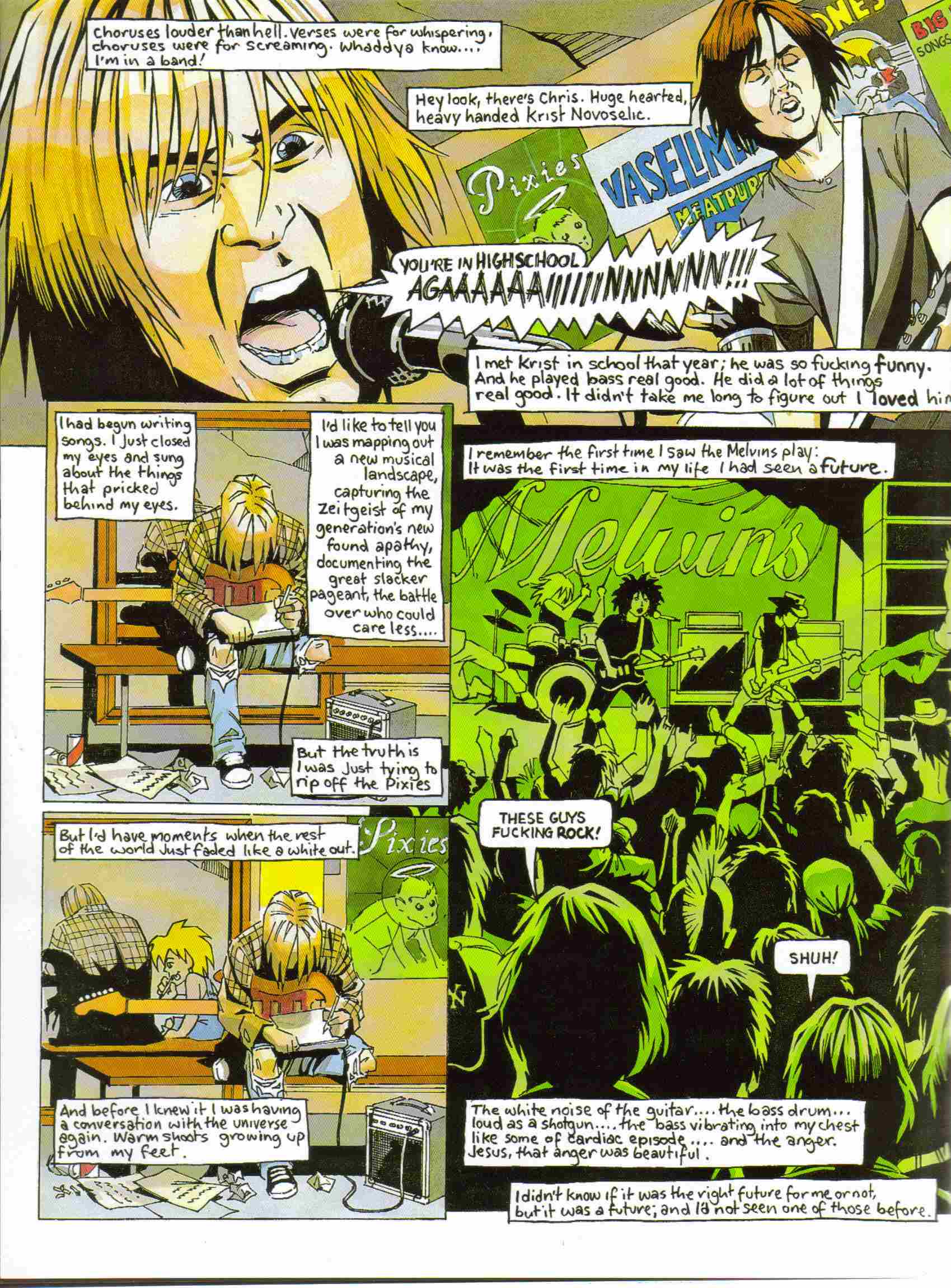 Read online GodSpeed: The Kurt Cobain Graphic comic -  Issue # TPB - 25