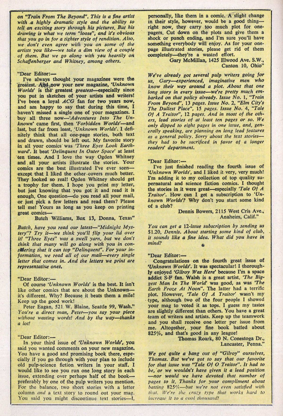 Read online Unknown Worlds comic -  Issue #7 - 16