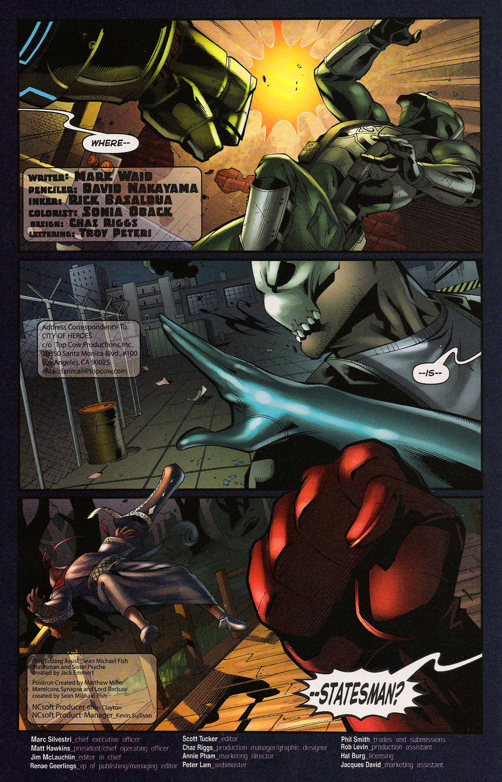 Read online City of Heroes (2005) comic -  Issue #2 - 2