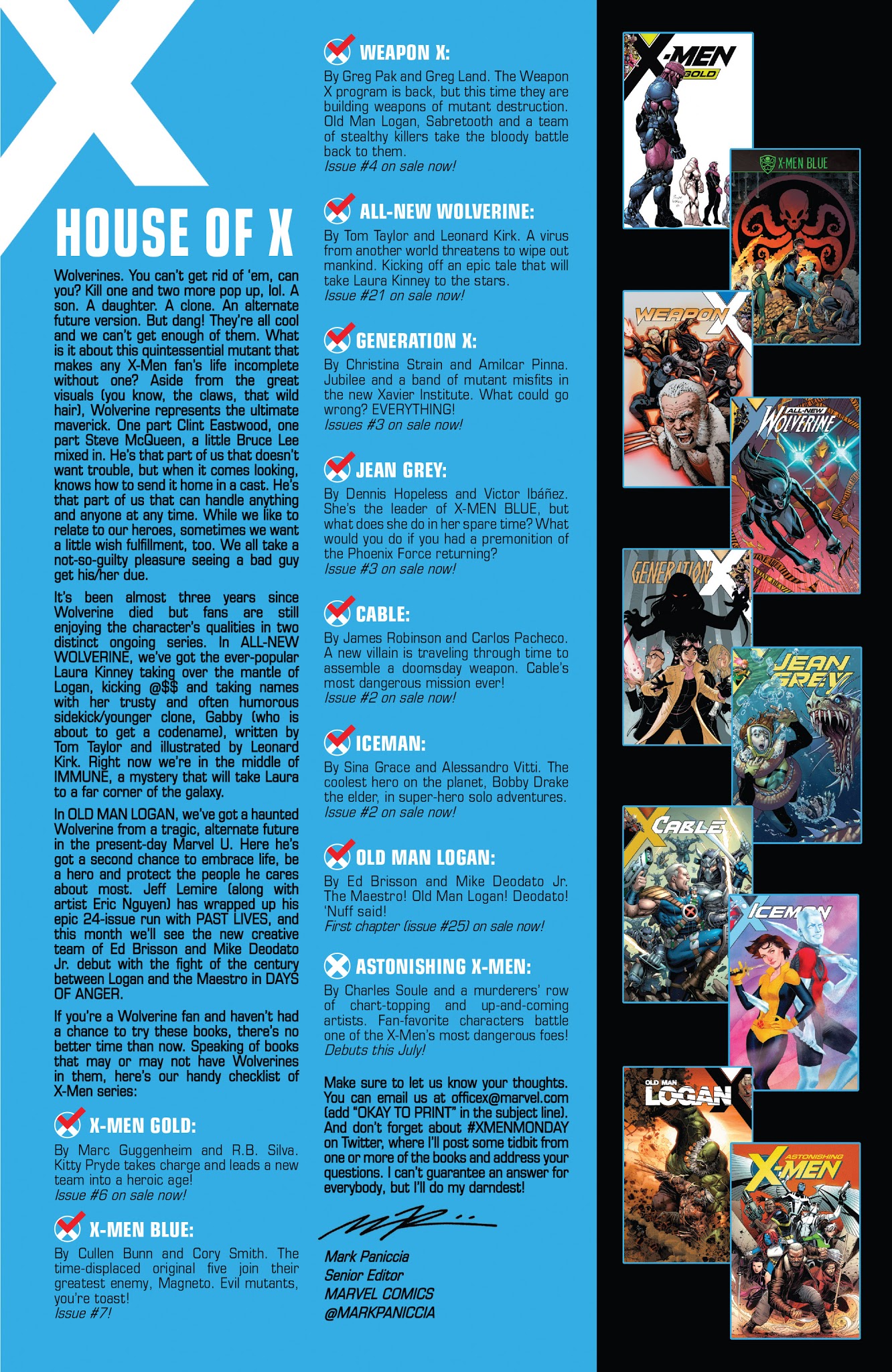 Read online X-Men: Blue comic -  Issue #6 - 21