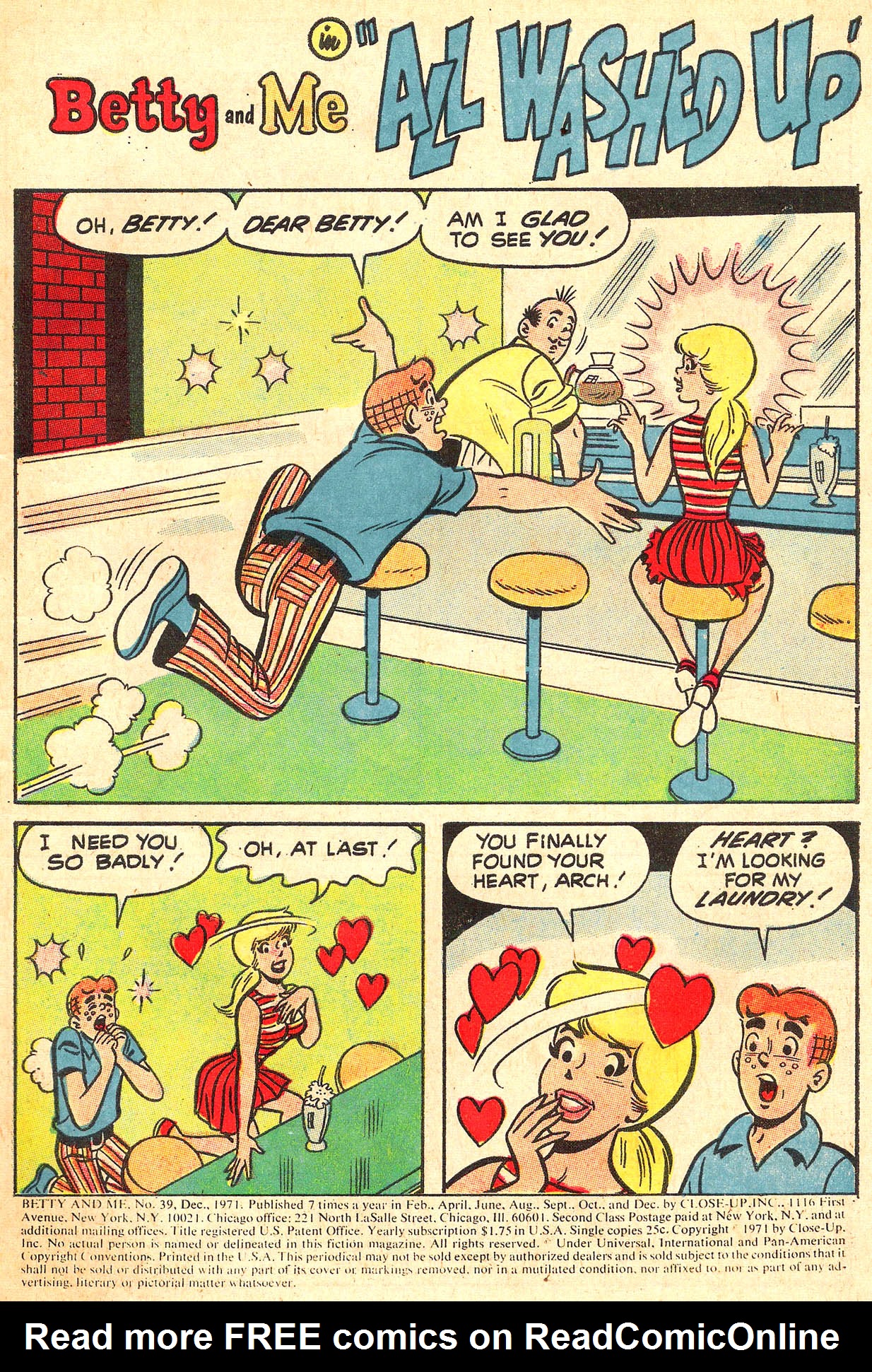 Read online Betty and Me comic -  Issue #39 - 3