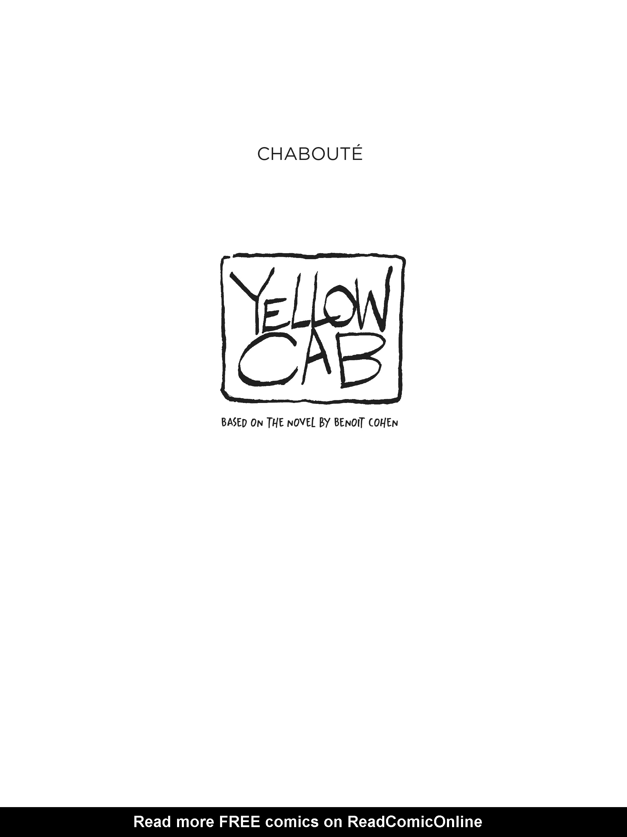 Read online Yellow Cab comic -  Issue # TPB (Part 1) - 3