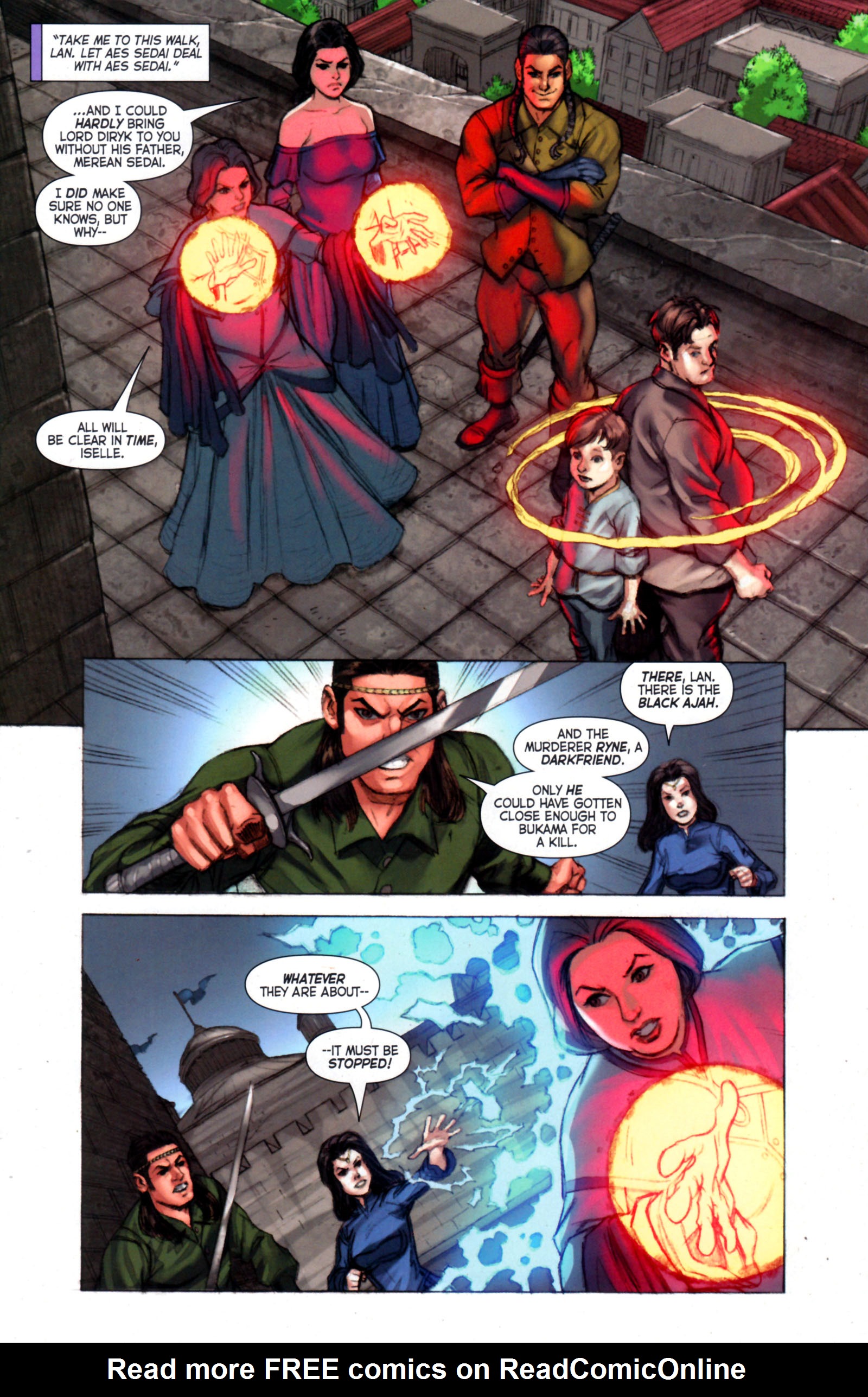 Read online Robert Jordan's The Wheel of Time: New Spring comic -  Issue #8 - 18