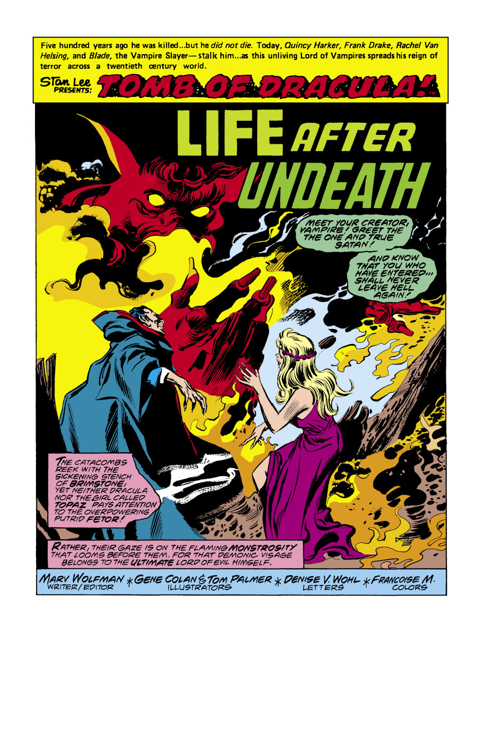 Read online Tomb of Dracula (1972) comic -  Issue #64 - 2