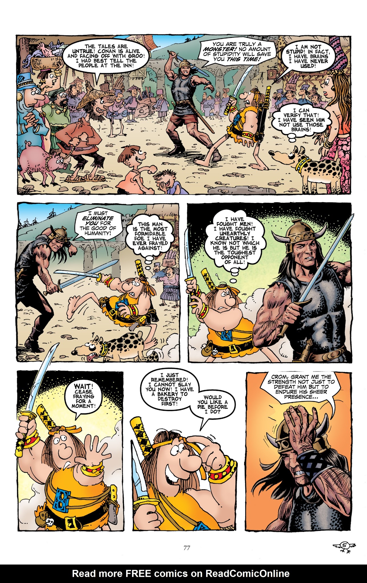 Read online Groo vs. Conan comic -  Issue # TPB - 79