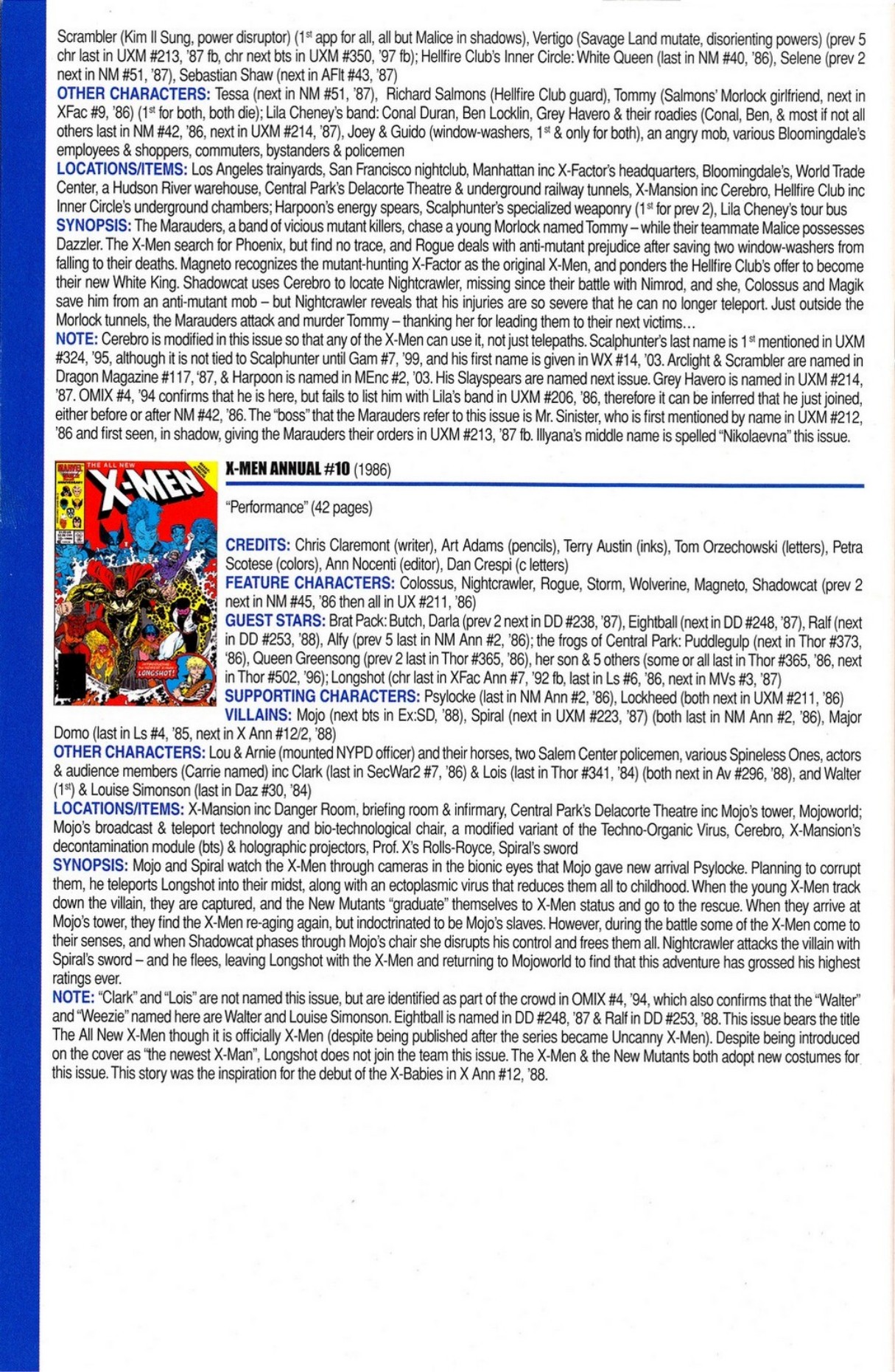 Read online Official Index to the Marvel Universe comic -  Issue #5 - 56