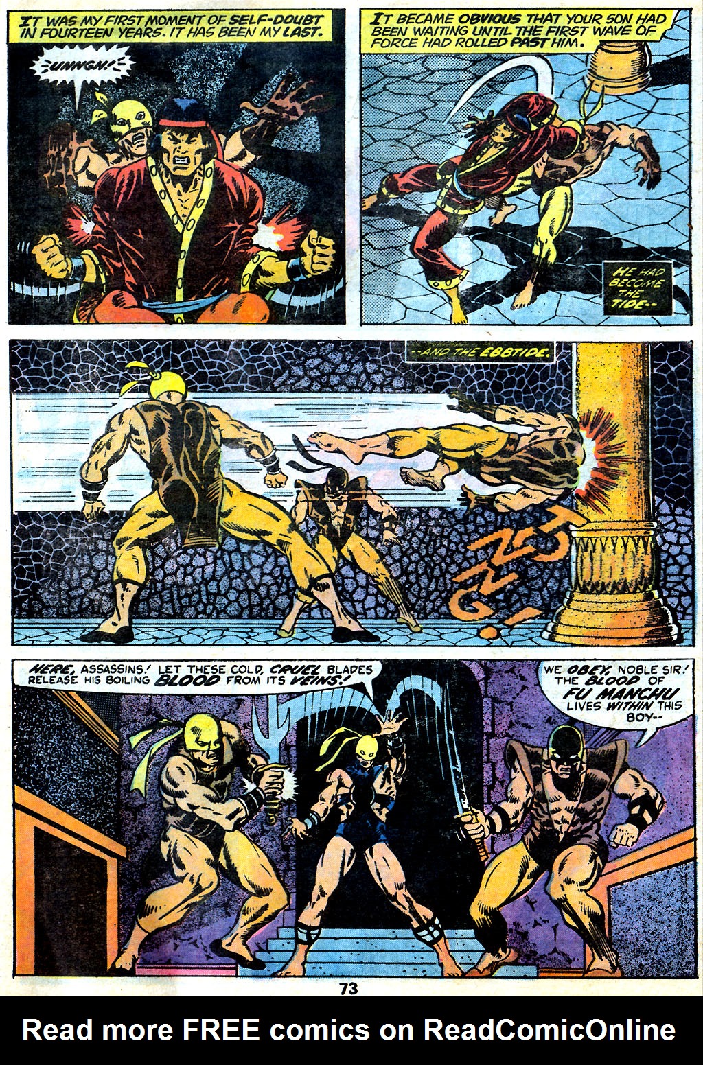 Read online Savage Fists Of Kung Fu comic -  Issue # TPB - 73