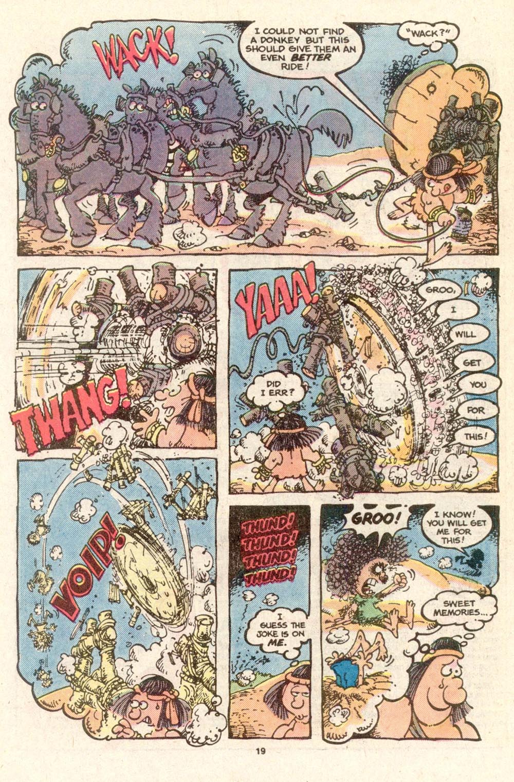 Read online Sergio Aragonés Groo the Wanderer comic -  Issue #19 - 19