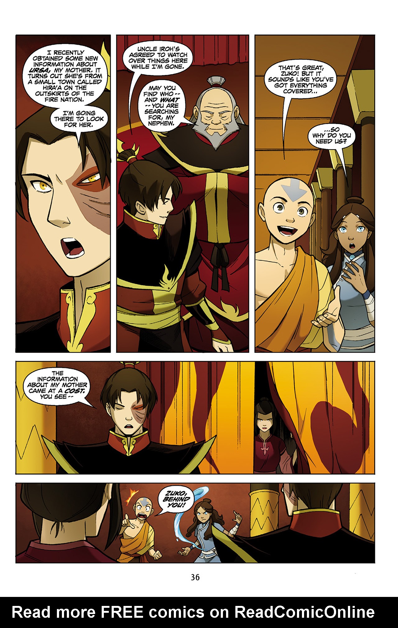 Read online Nickelodeon Avatar: The Last Airbender - The Search comic -  Issue # Part 1 - 37