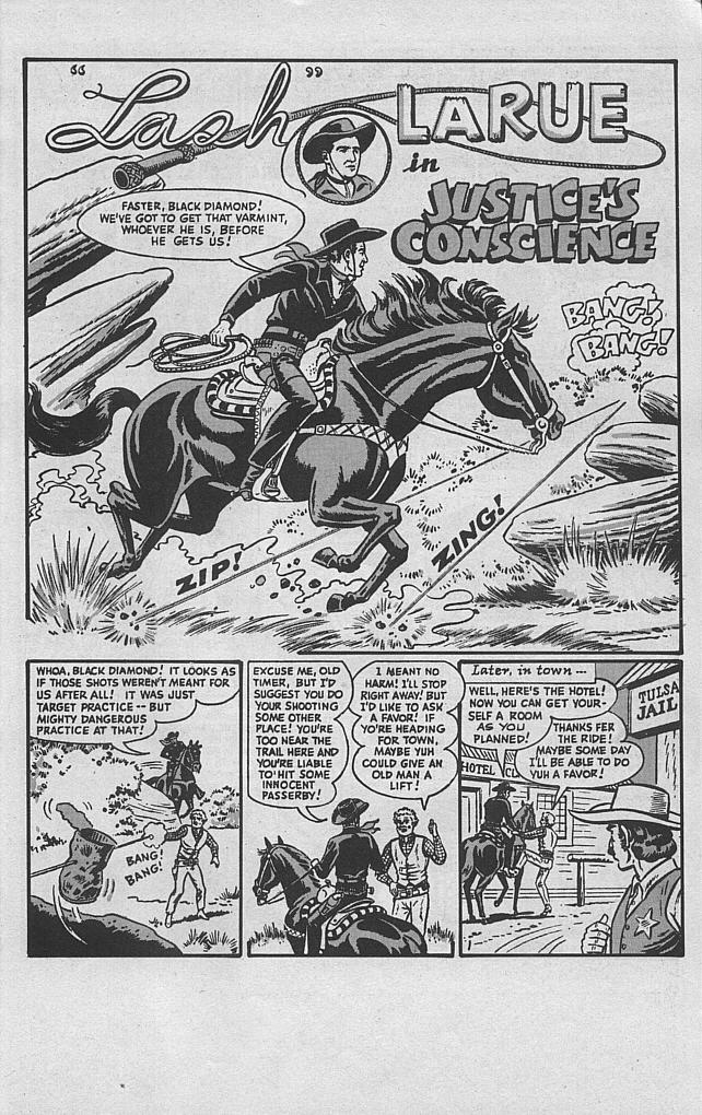 Read online Lash LaRue Western comic -  Issue #1 - 26