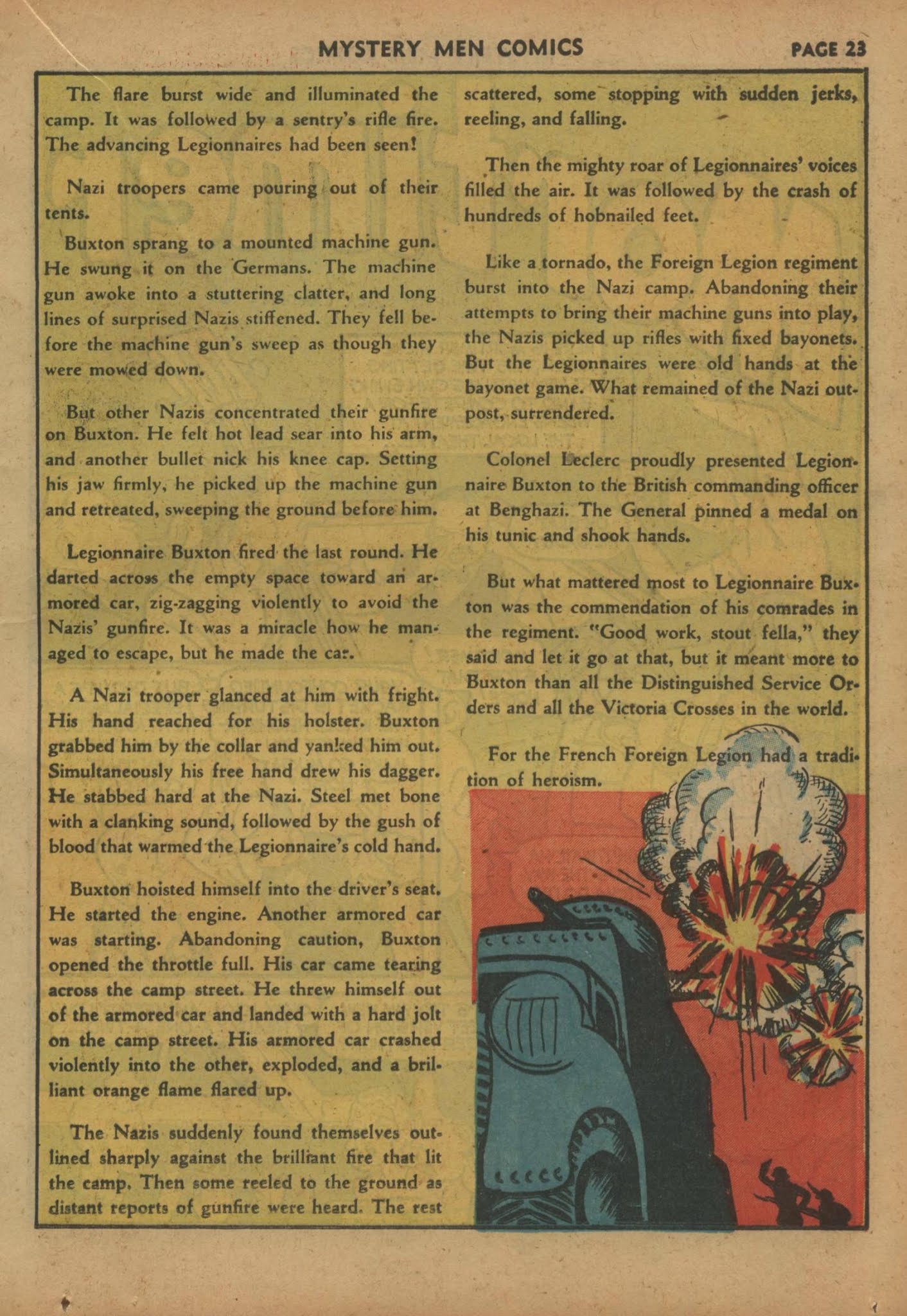 Read online Mystery Men Comics comic -  Issue #26 - 25