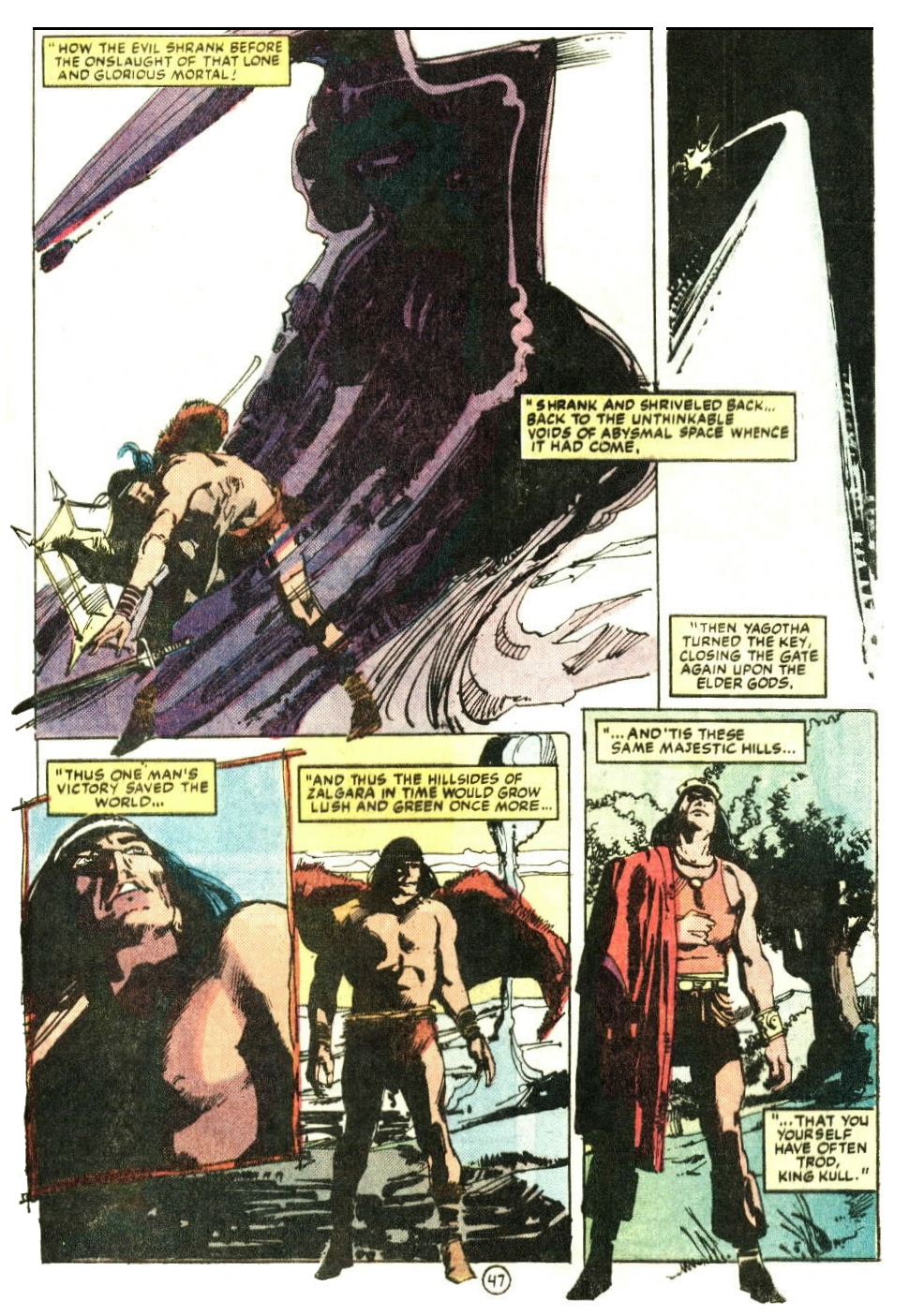 Read online Kull The Conqueror (1983) comic -  Issue #4 - 49