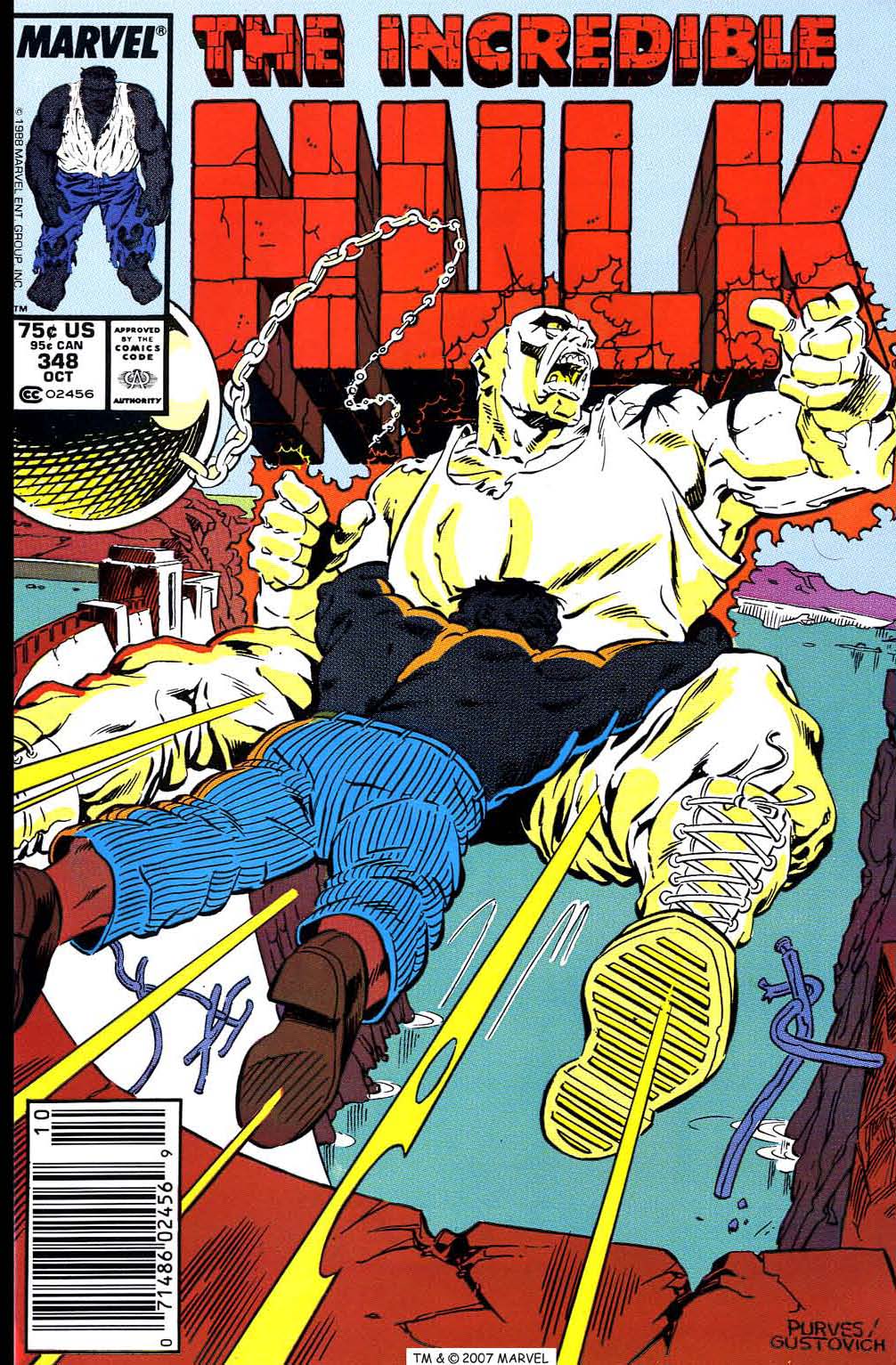 Read online The Incredible Hulk (1968) comic -  Issue #348 - 1