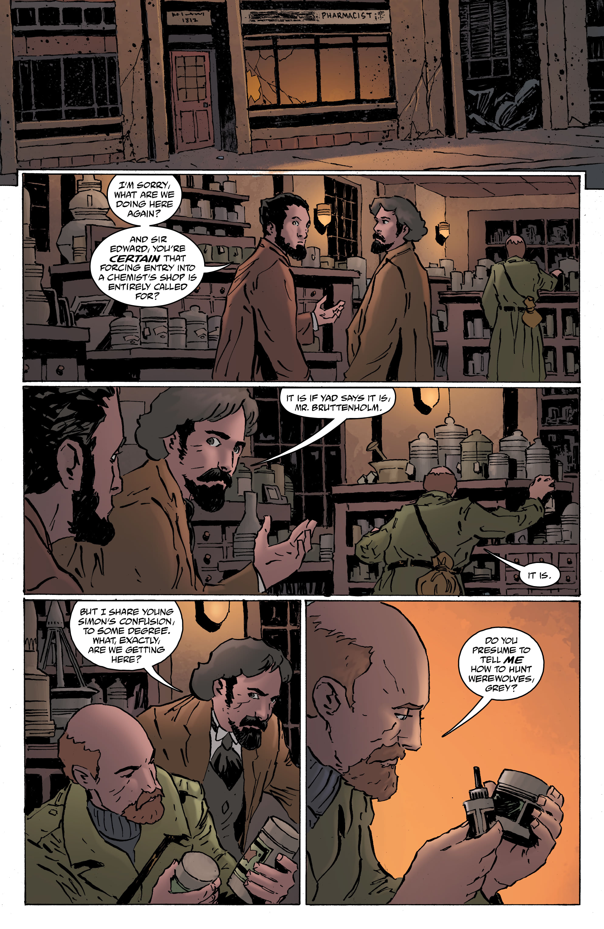 Read online Hellboy: The Silver Lantern Club comic -  Issue #4 - 8