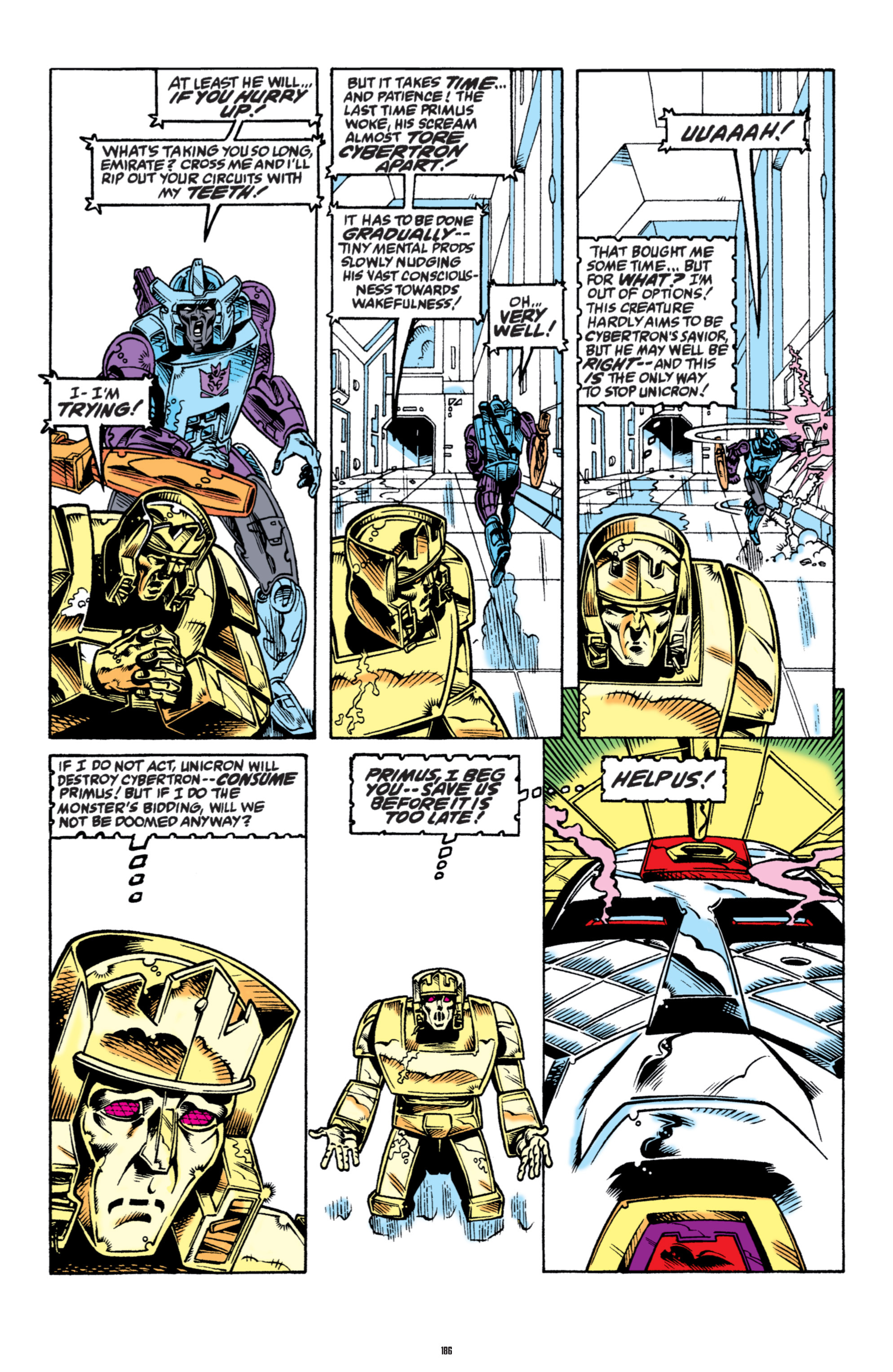 Read online The Transformers Classics comic -  Issue # TPB 6 - 186