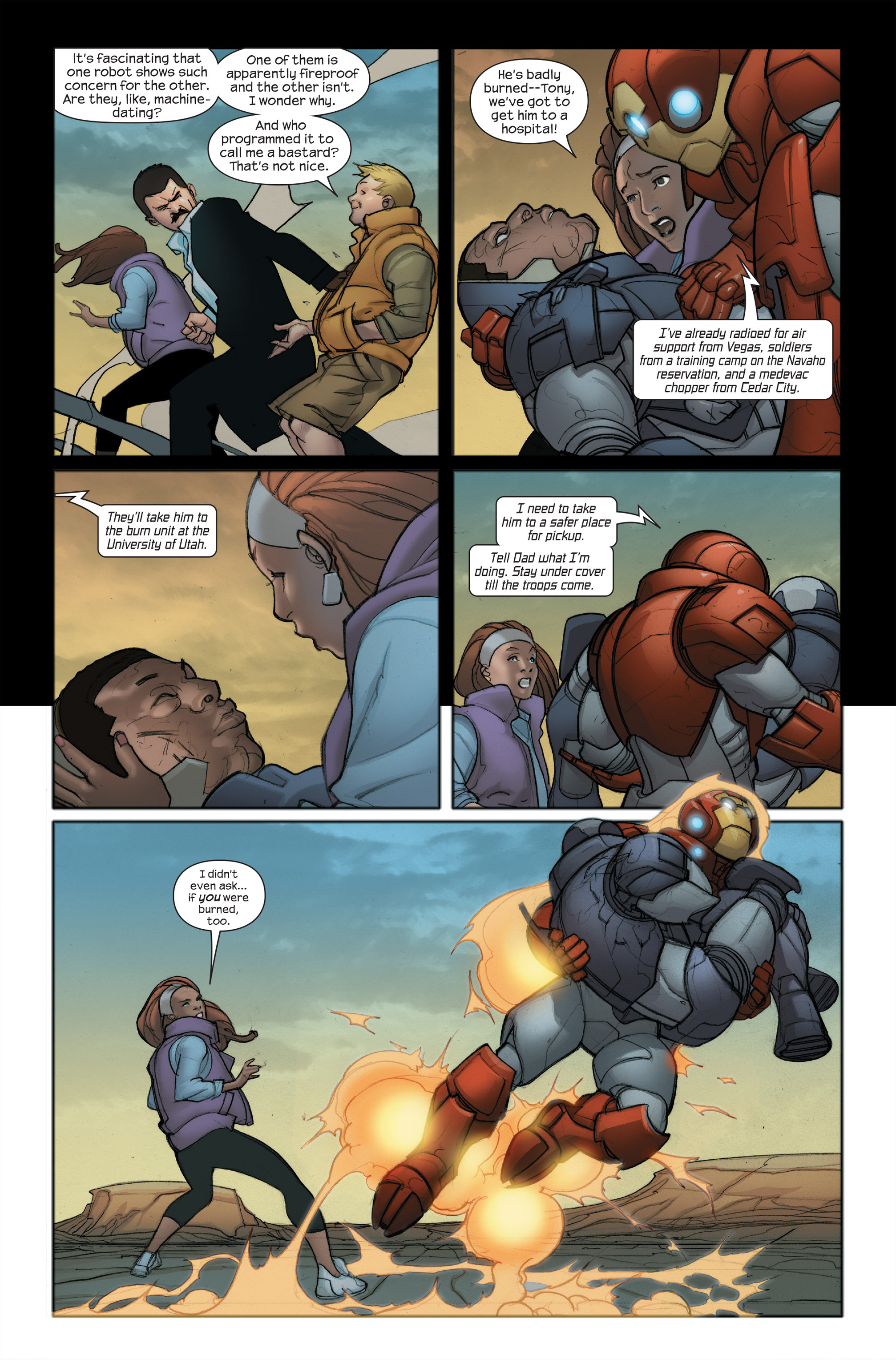 Read online Ultimate Iron Man II comic -  Issue #5 - 6