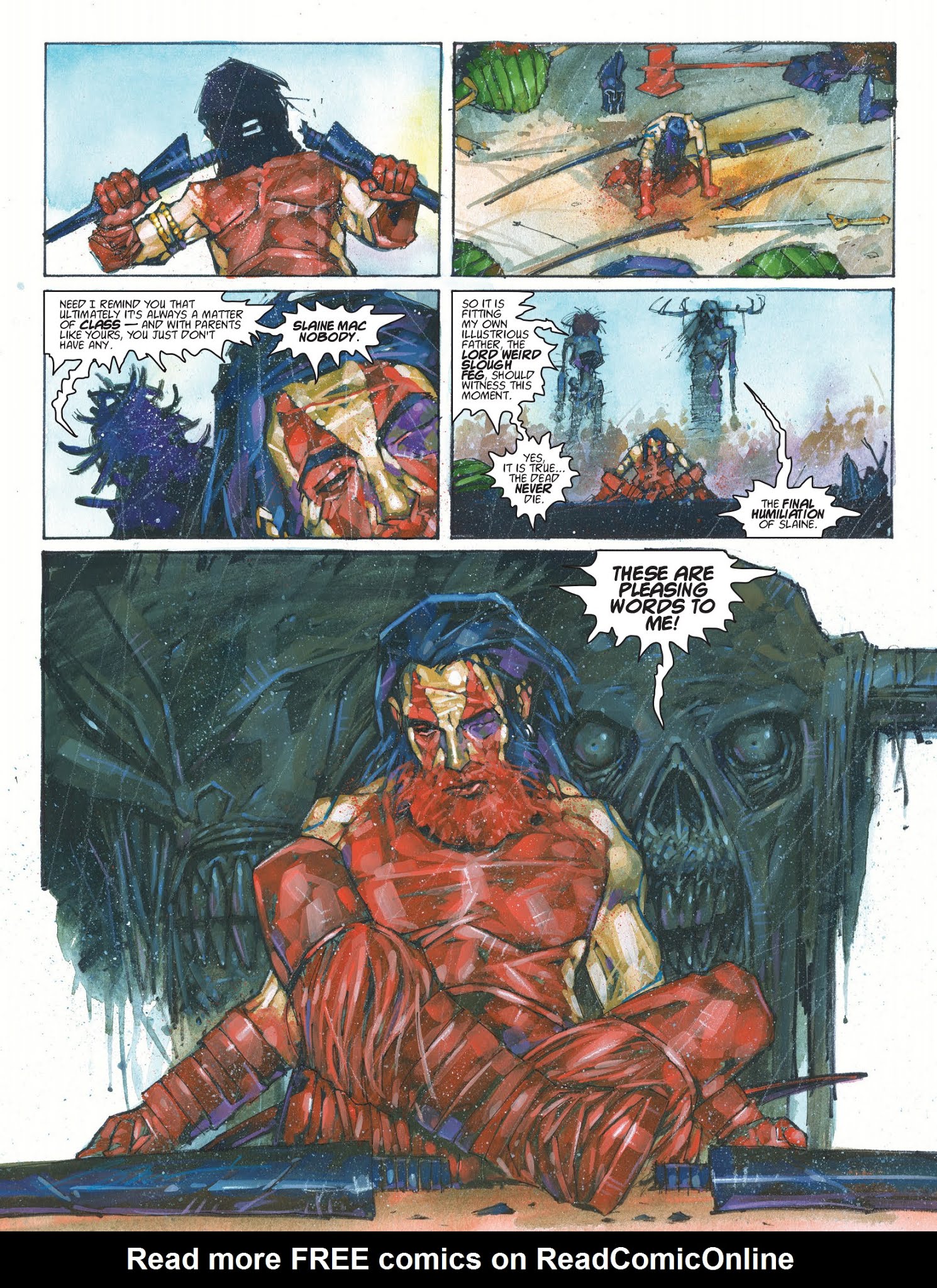 Read online Sláine comic -  Issue # TPB 17 - 54
