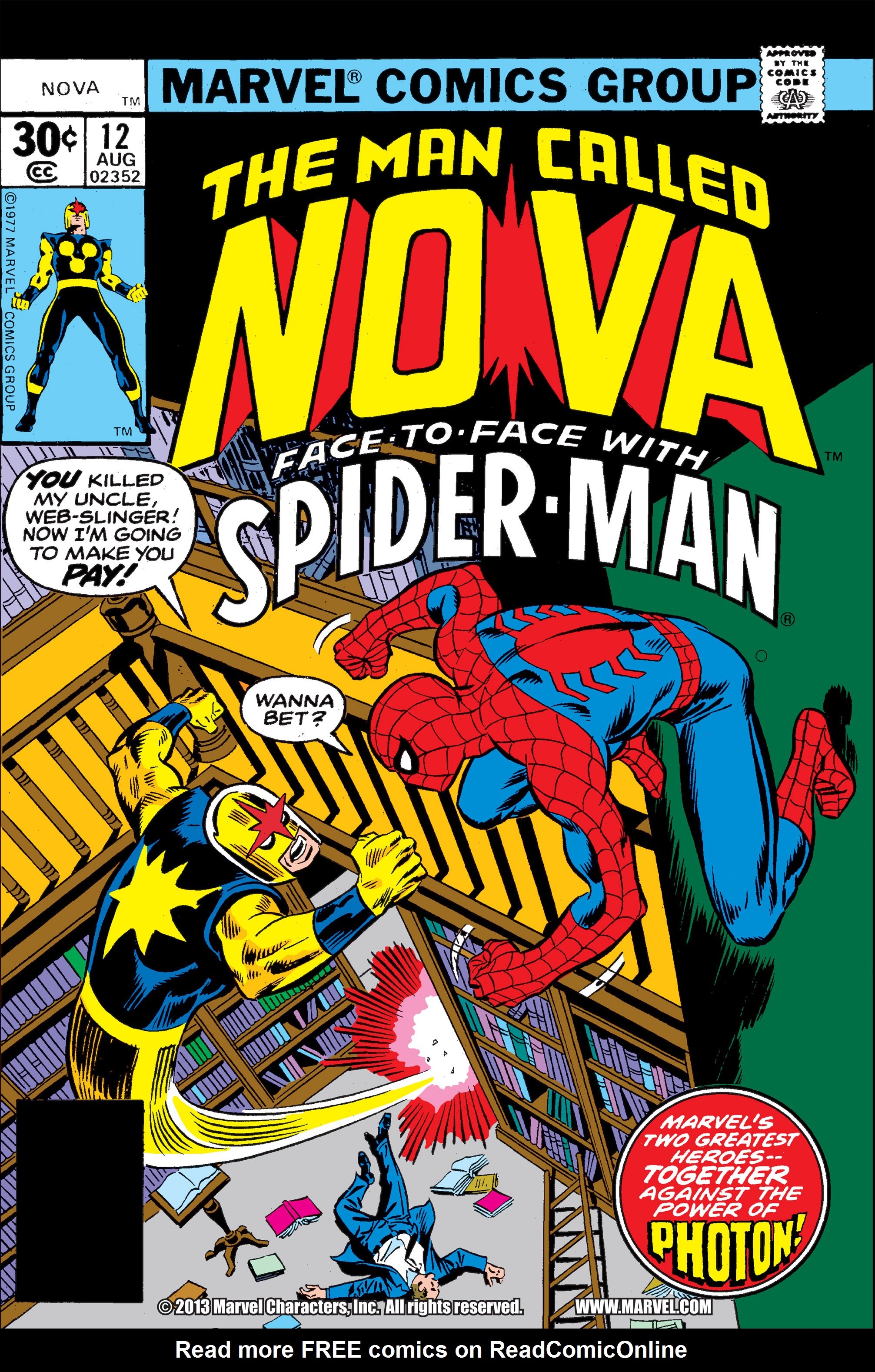 Read online Nova (1976) comic -  Issue #12 - 1
