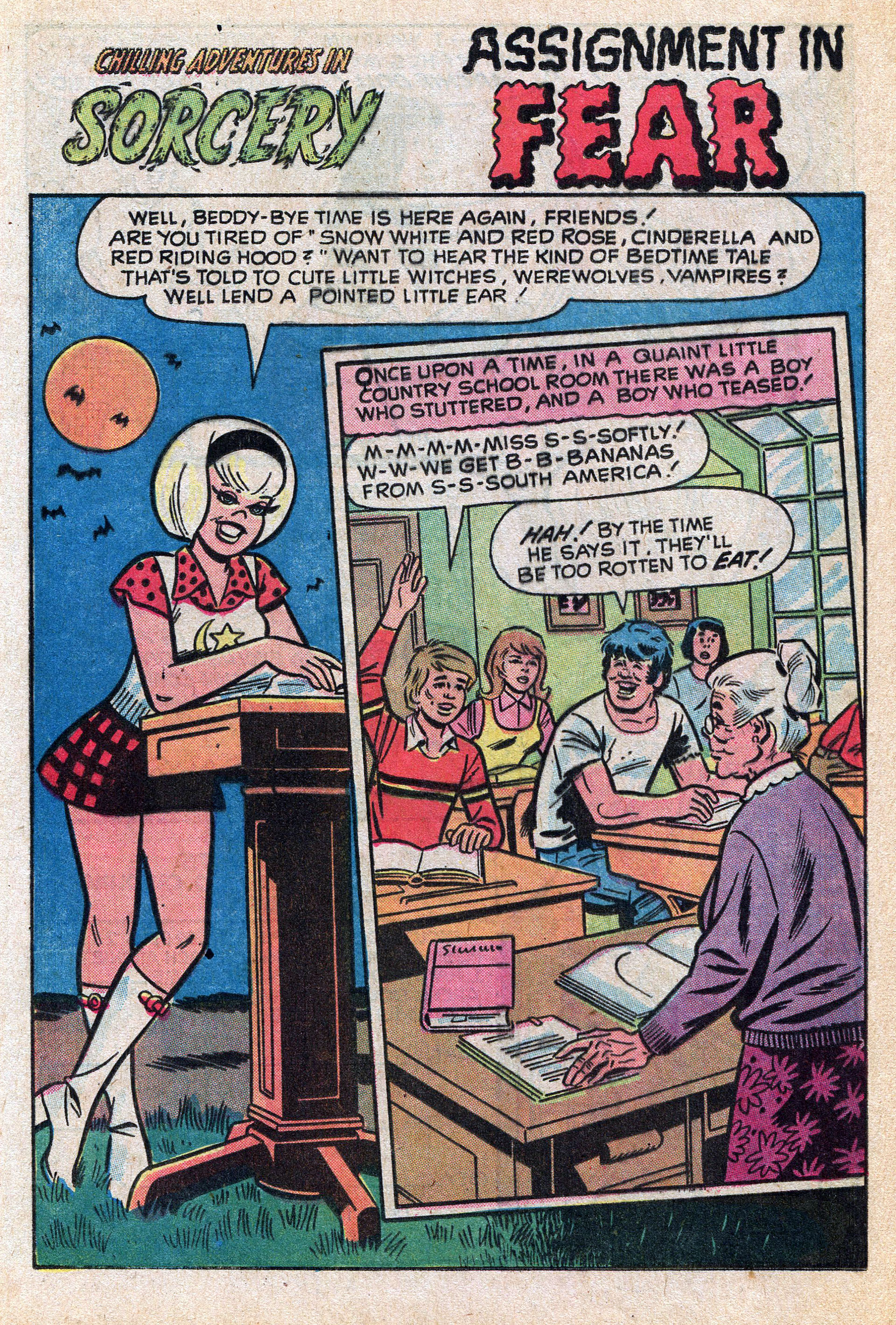 Read online Chilling Adventures In Sorcery (1973) comic -  Issue #1 - 20
