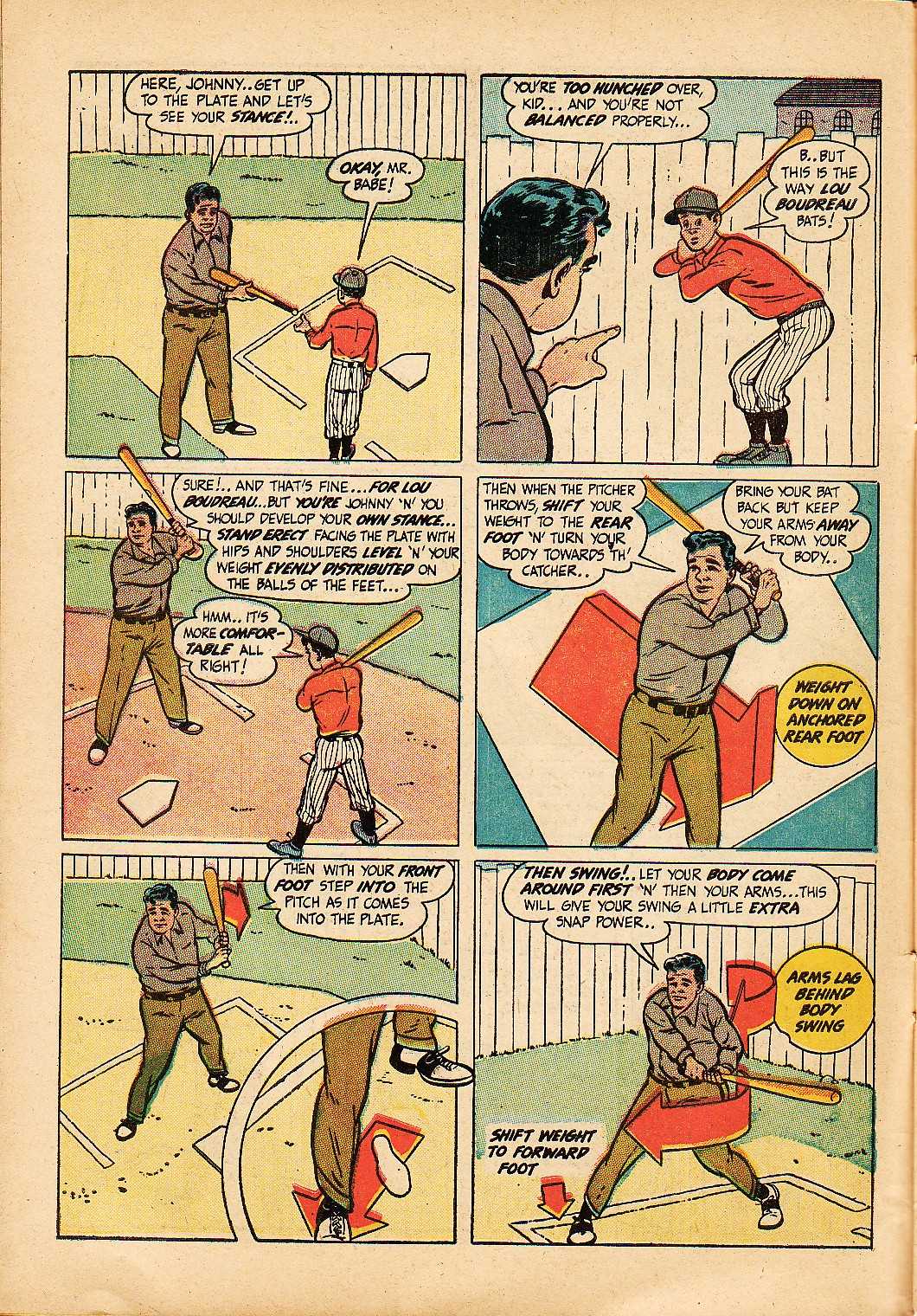 Read online Babe Ruth Sports Comics comic -  Issue #2 - 13