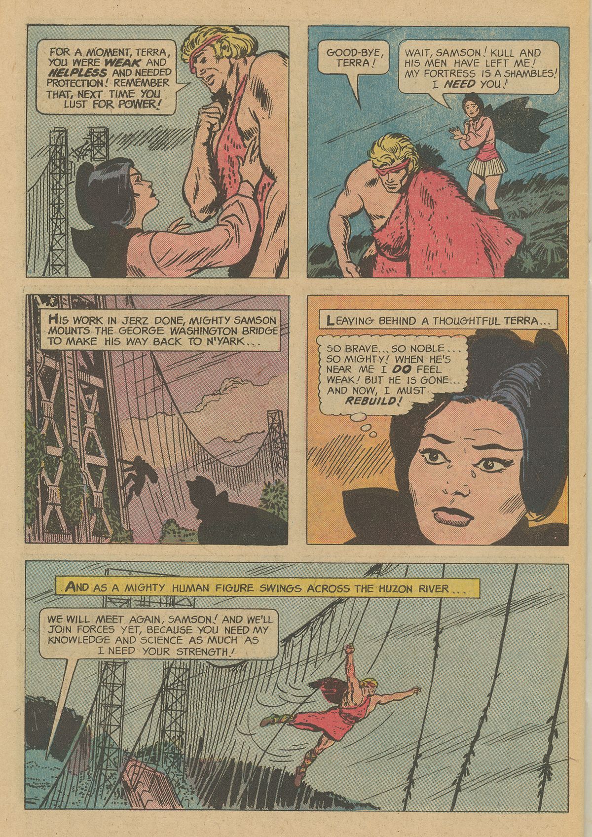 Read online Mighty Samson (1964) comic -  Issue #22 - 34